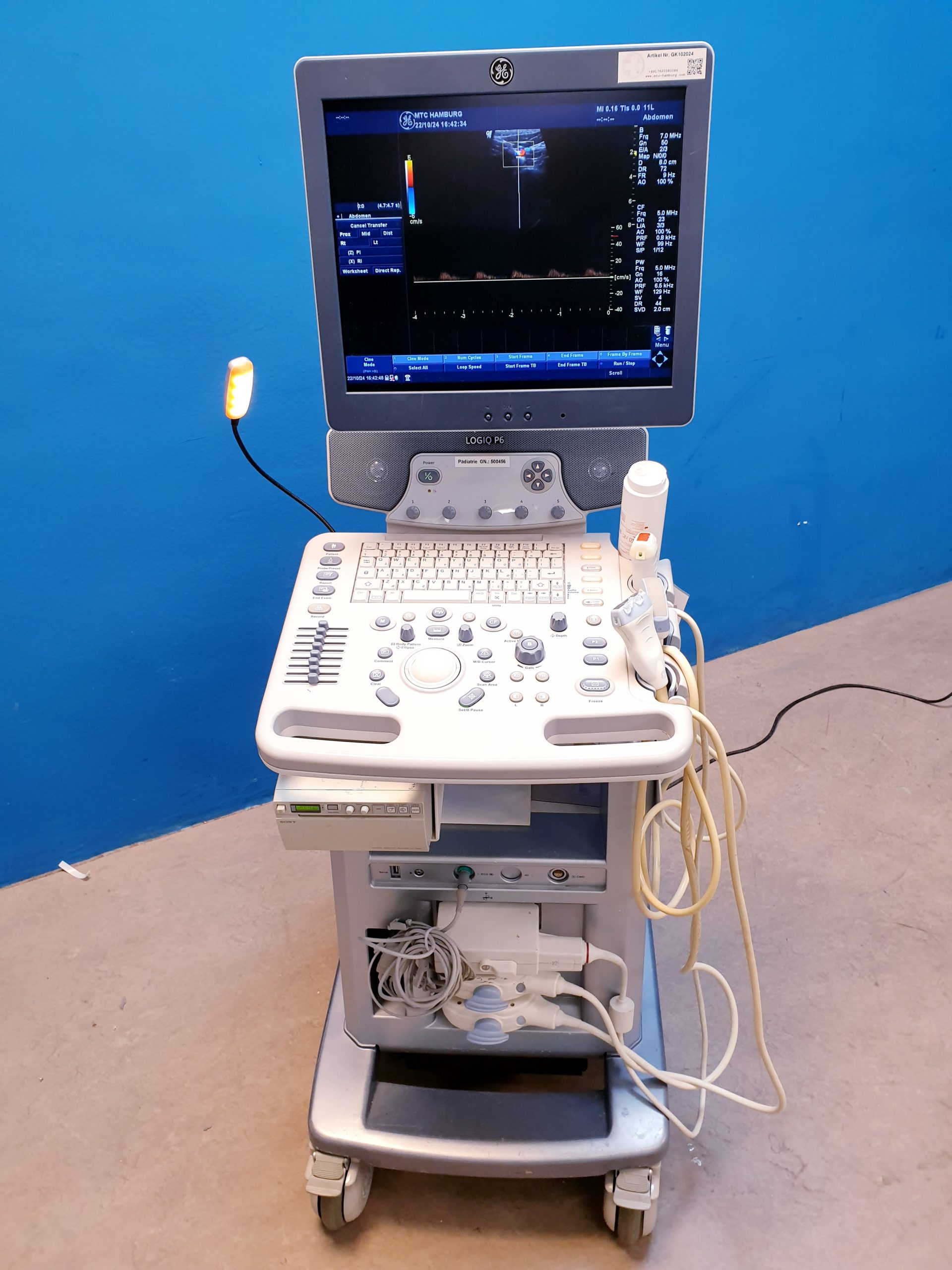 GE LOGIQ P6 Pro +4C+11 + 7S – Kardiomaschine