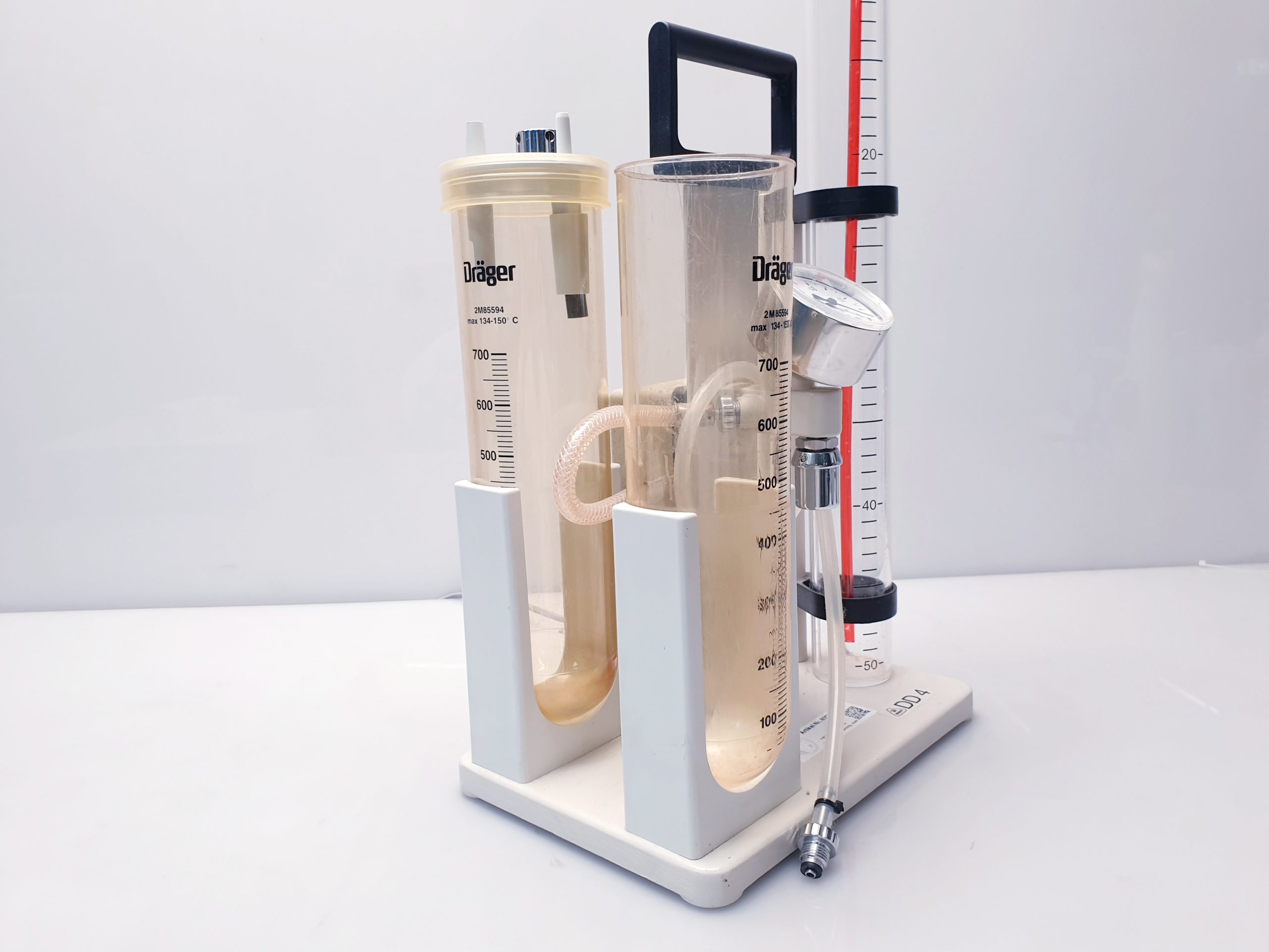 Dräger Behälter Bronchussauger mit Deckel und Manometer - Tragbar – Bild 13