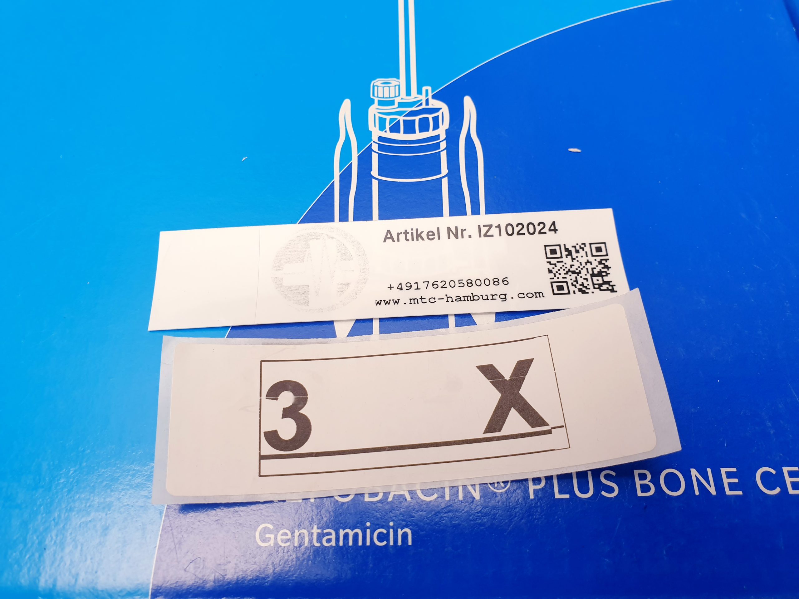 Optipac 60 refobacin bone cement – Bild 2