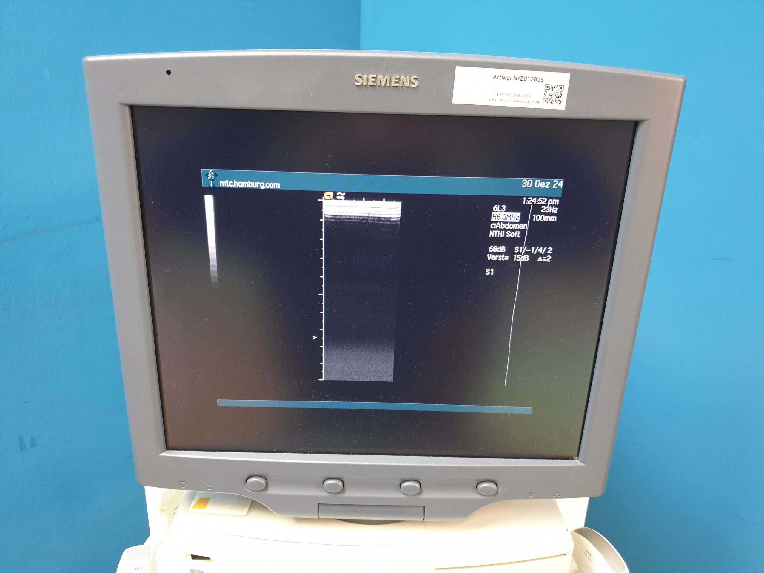 Siemens Acuson Sequoia 512 Farbdoppler + 4V1c + 4C1 + 6L3 – Bild 9