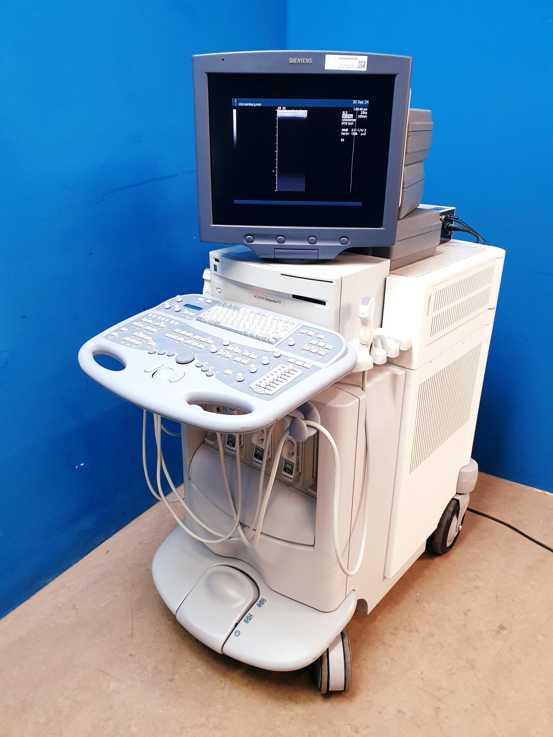 Siemens Acuson Sequoia 512 Farbdoppler + 4V1c + 4C1 + 6L3 – Bild 12