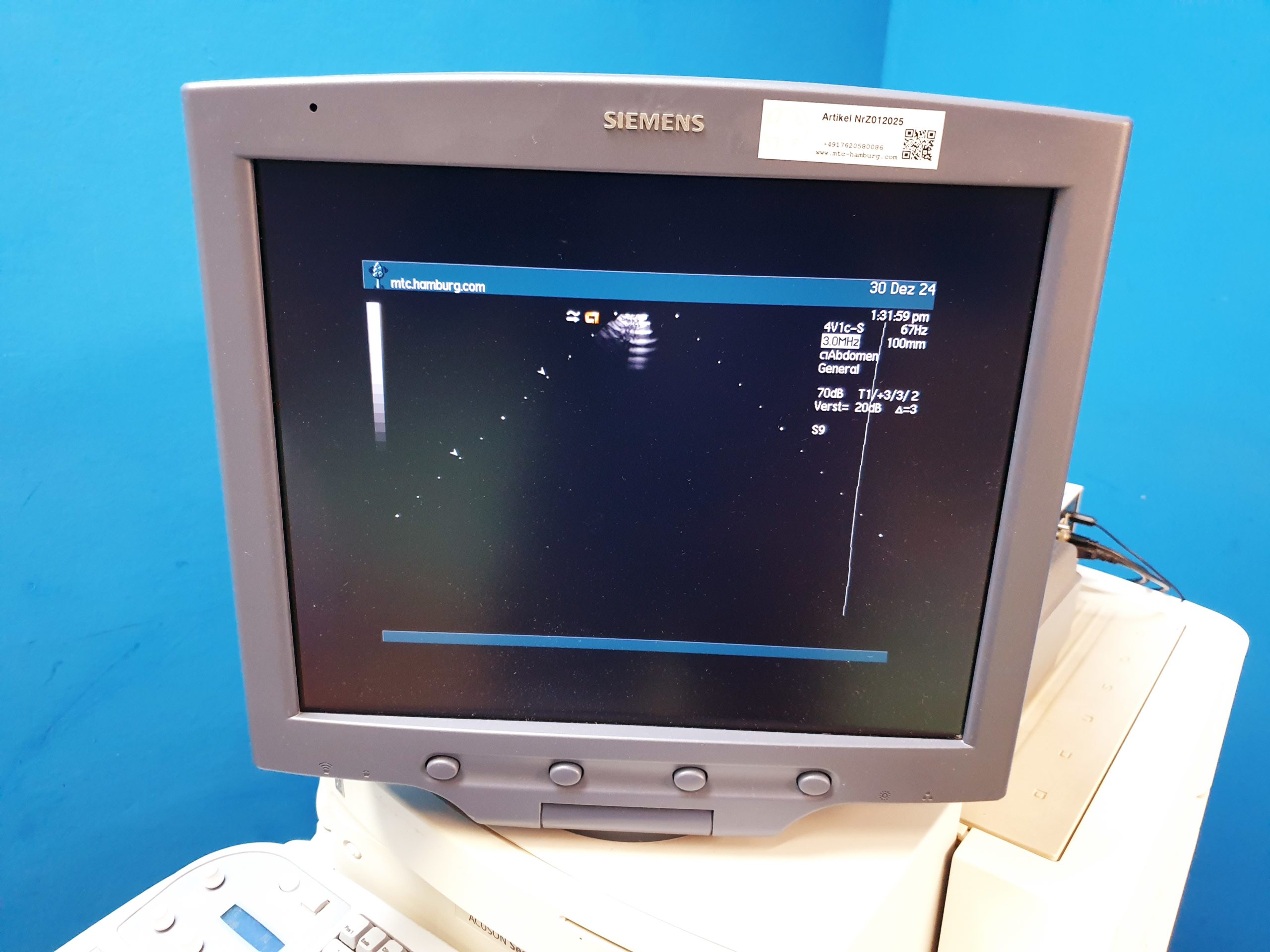 Siemens Acuson Sequoia 512 Farbdoppler + 4V1c + 4C1 + 6L3 – Bild 15