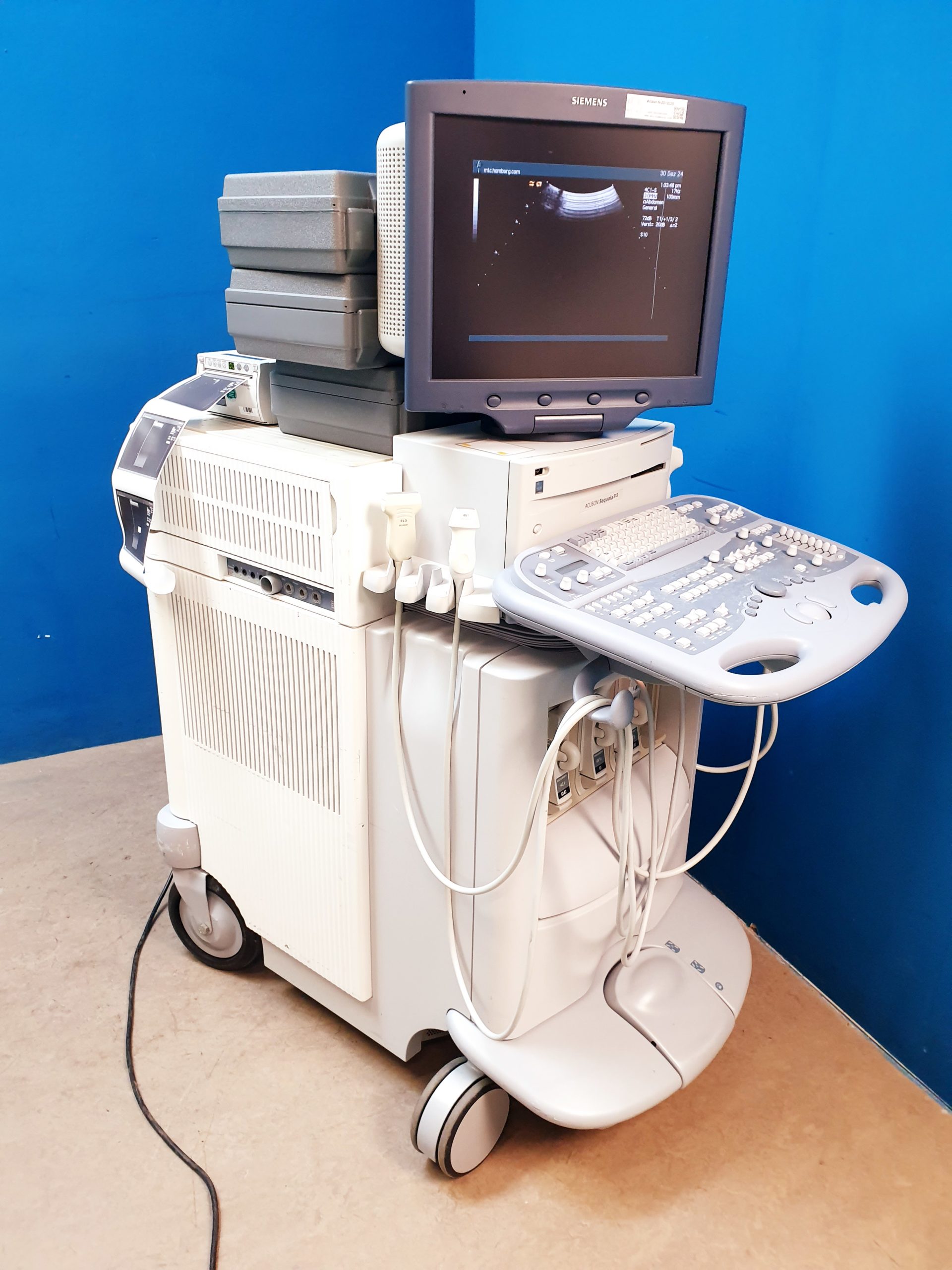 Siemens Acuson Sequoia 512 Farbdoppler + 4V1c + 4C1 + 6L3 – Bild 18