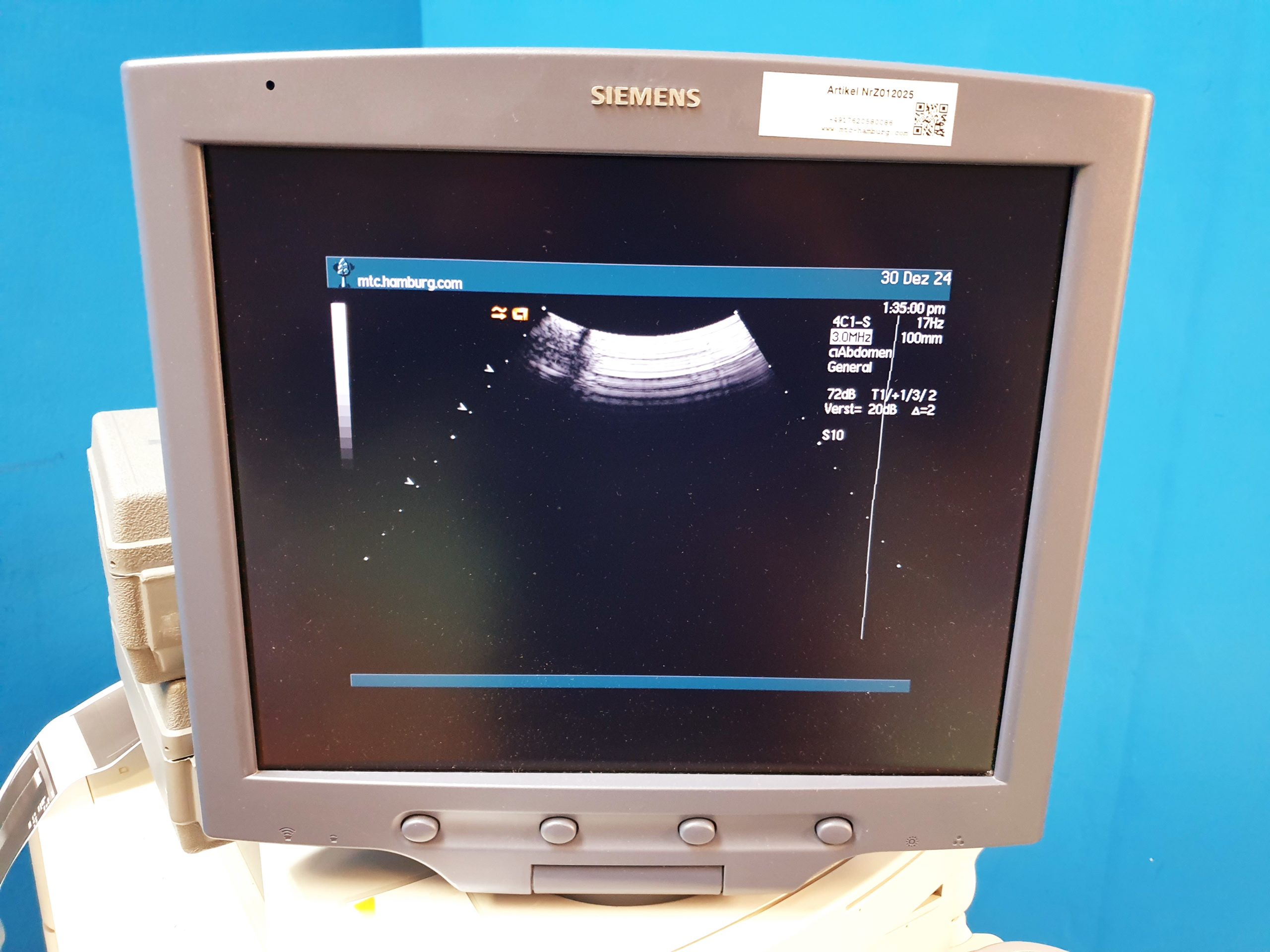 Siemens Acuson Sequoia 512 Farbdoppler + 4V1c + 4C1 + 6L3 – Bild 24