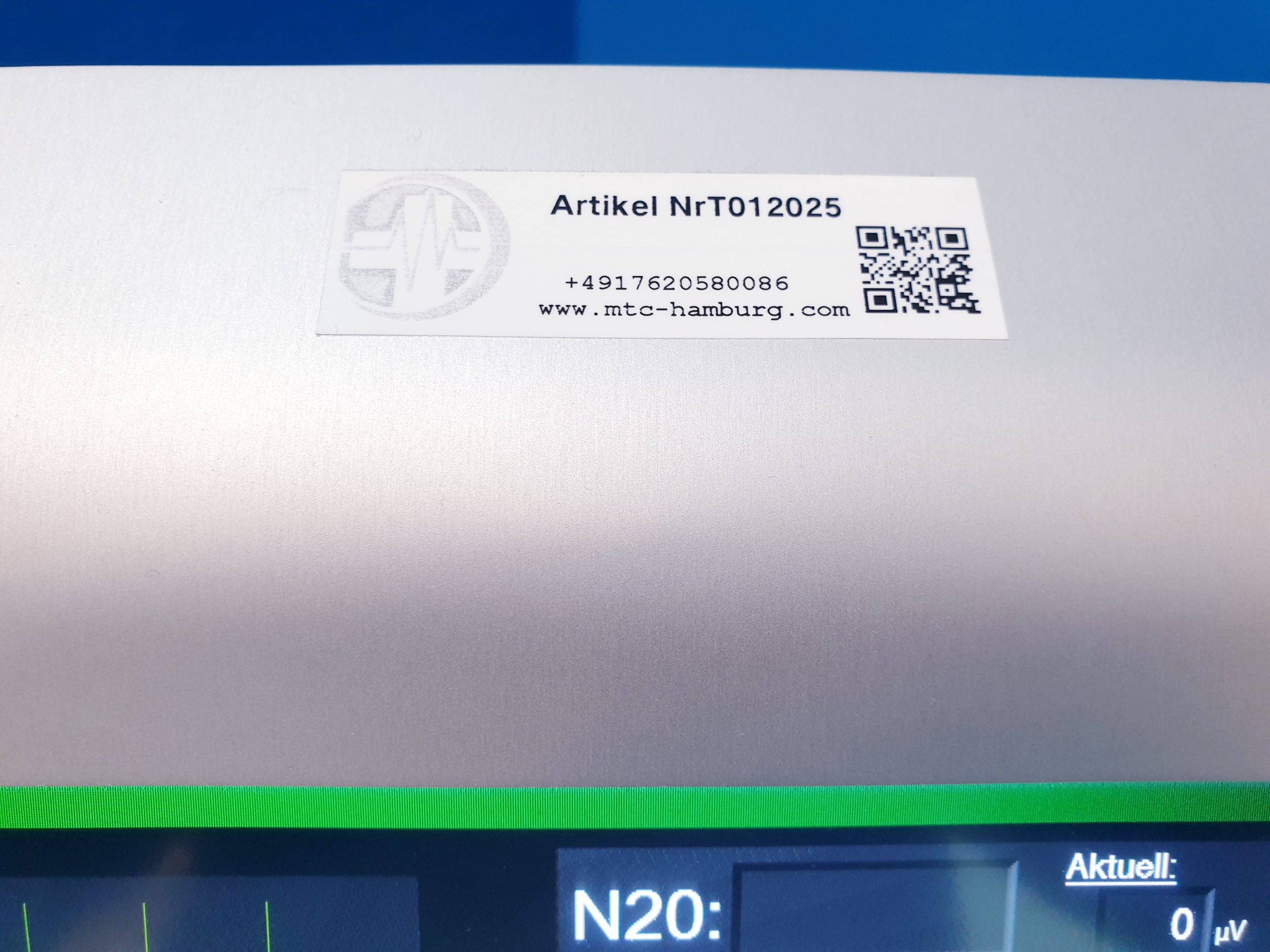 DR. LANGER MEDICAL NERVMONITOR AVALANCHE XT + ZUBEHÖR Diagnoseanzeige – Bild 2