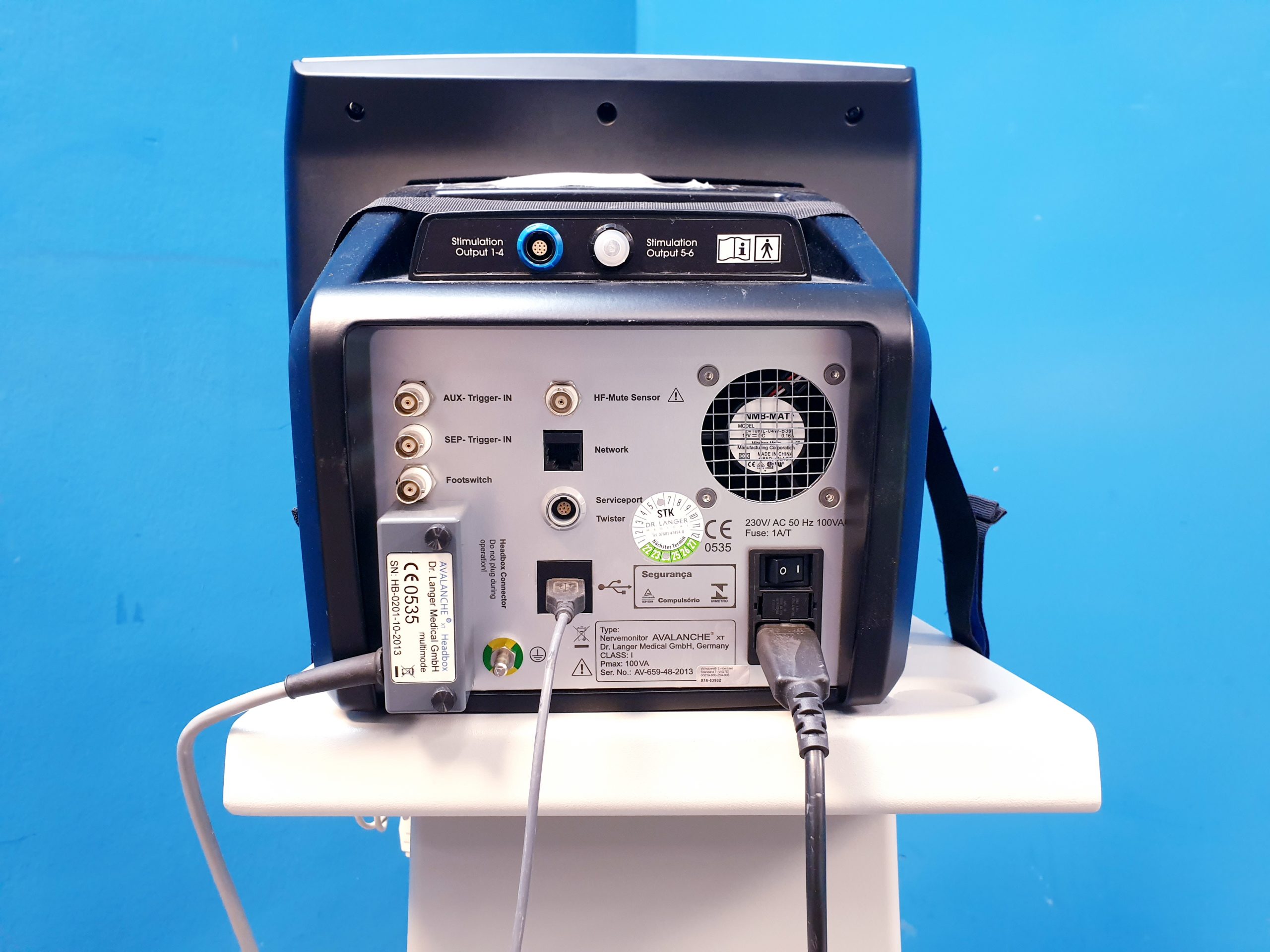 DR. LANGER MEDICAL NERVMONITOR AVALANCHE XT + ZUBEHÖR Diagnoseanzeige – Bild 8