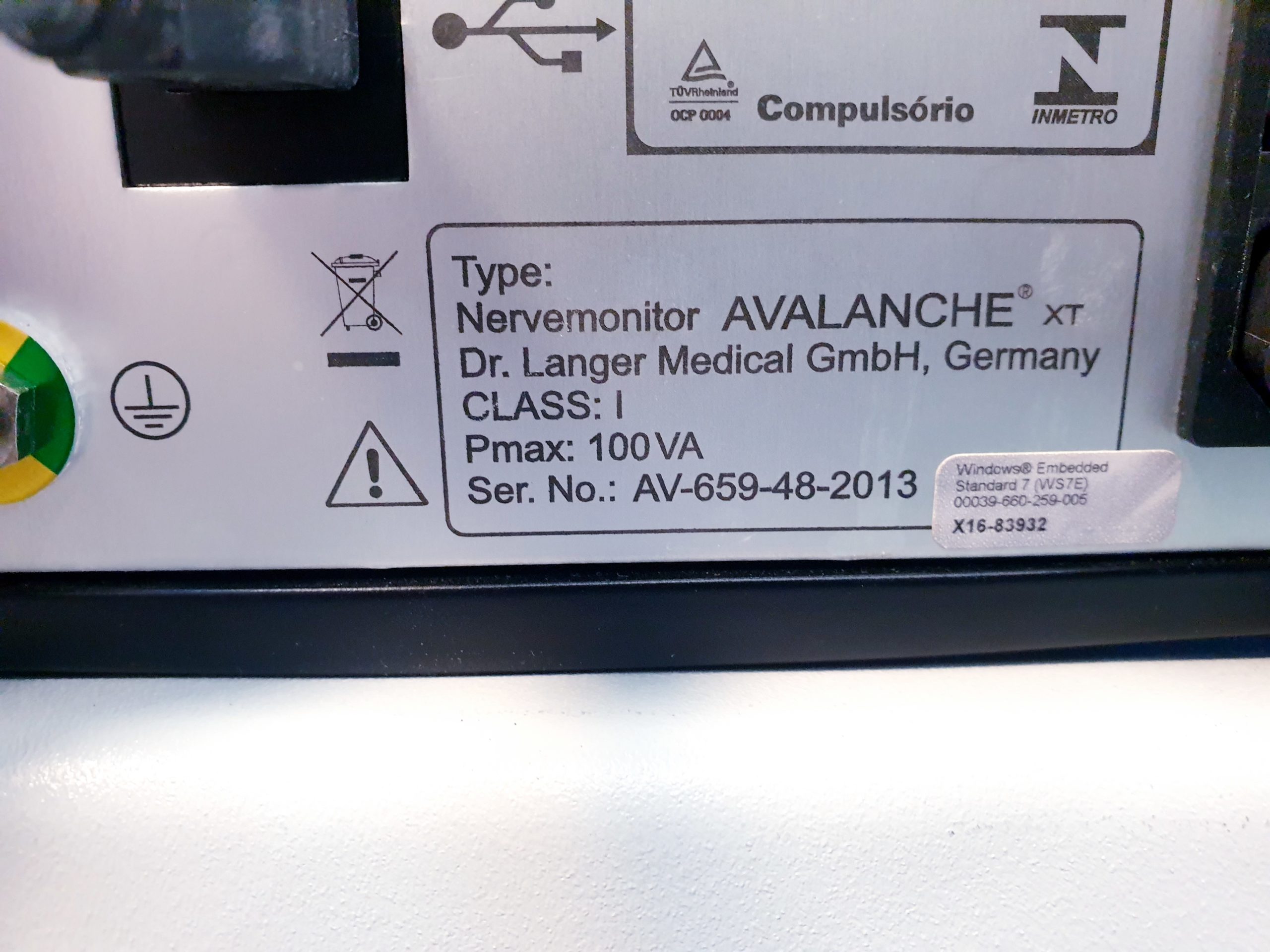 DR. LANGER MEDICAL NERVMONITOR AVALANCHE XT + ZUBEHÖR Diagnoseanzeige – Bild 10