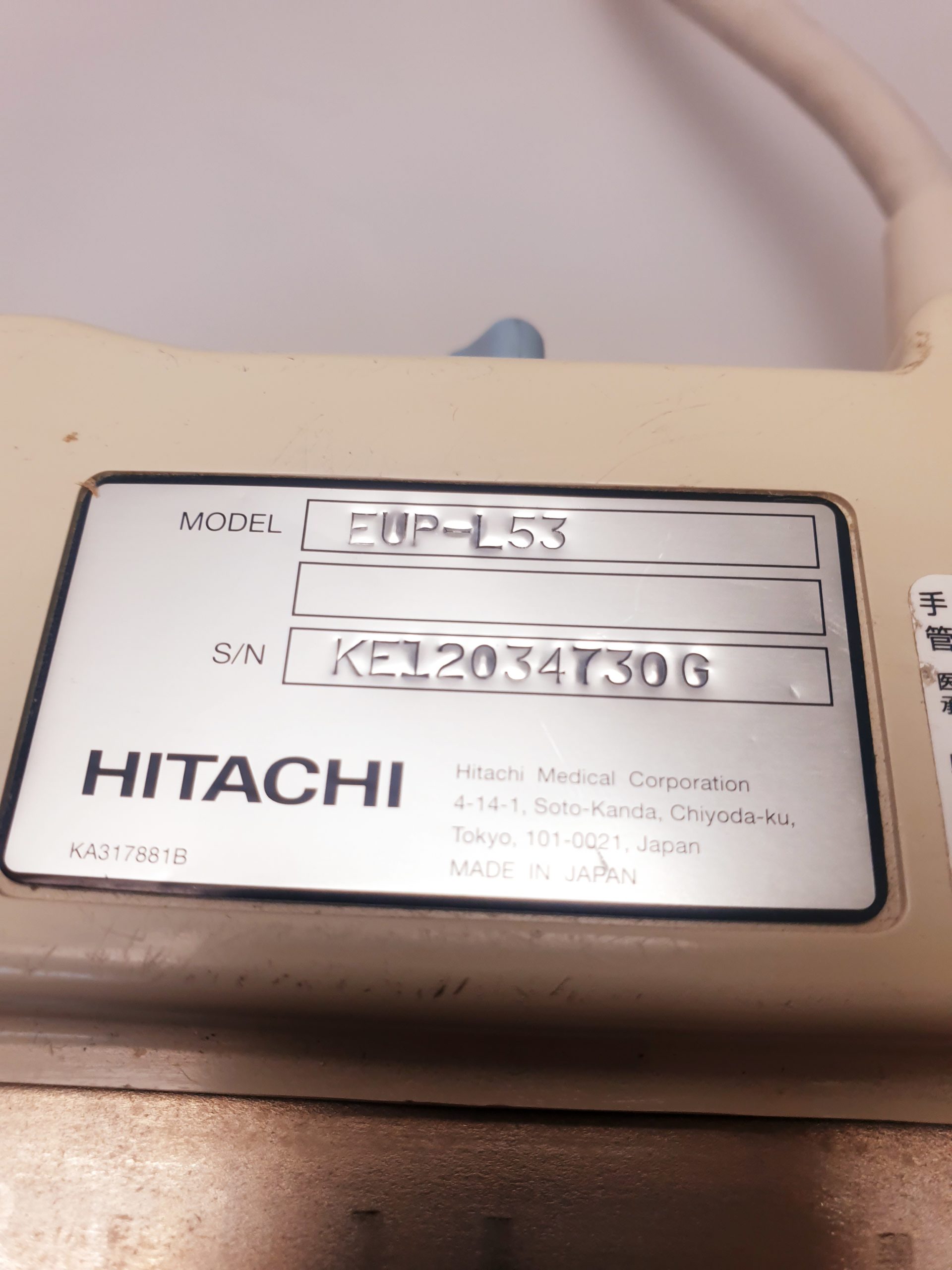 Hitachi EUP-L53 Lineare Sonde – Bild 9