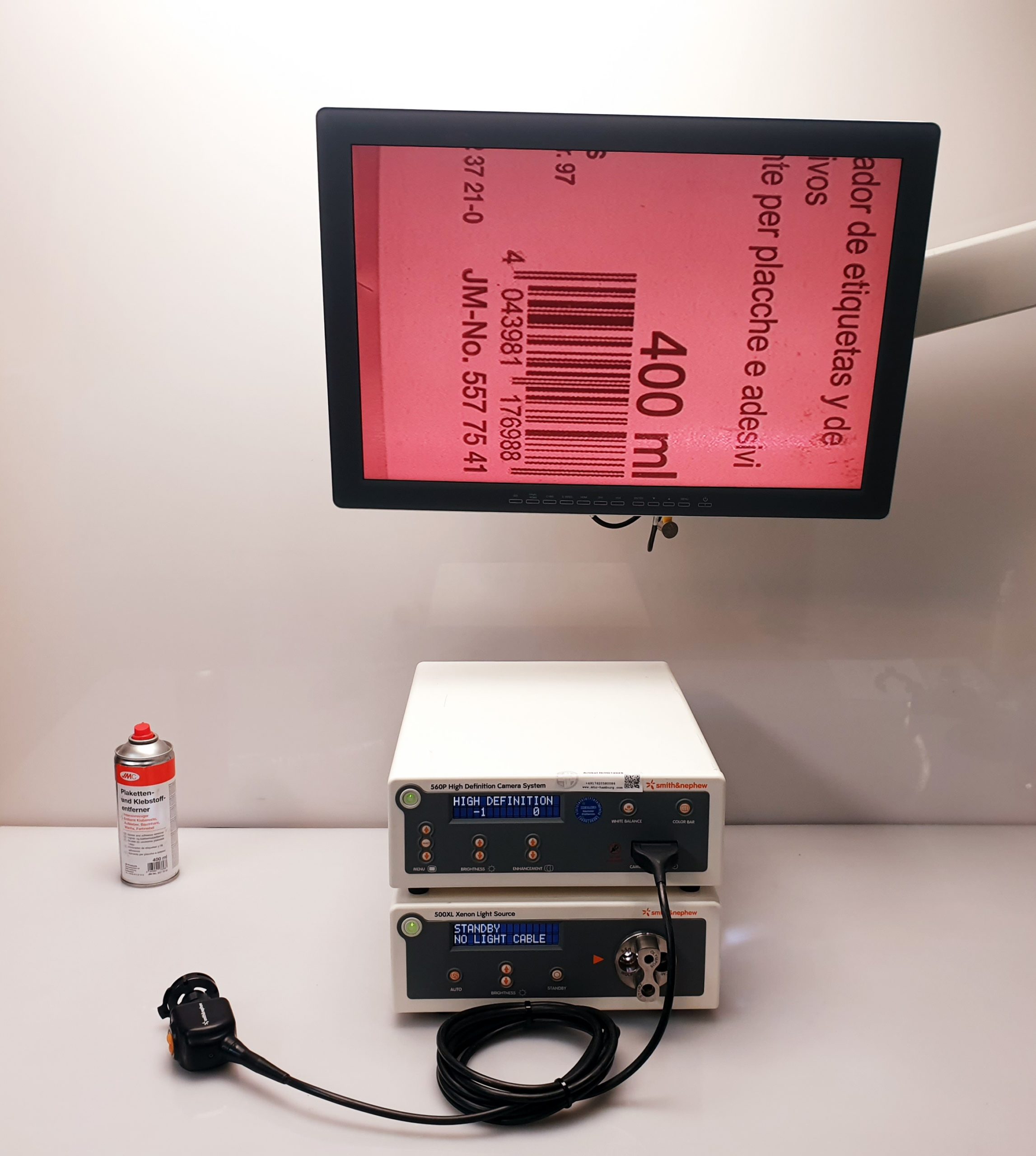 Smith & Nephew Dyonics 560P HD + Kamerakop + 500XL Light Source without Moniotor – Bild 4