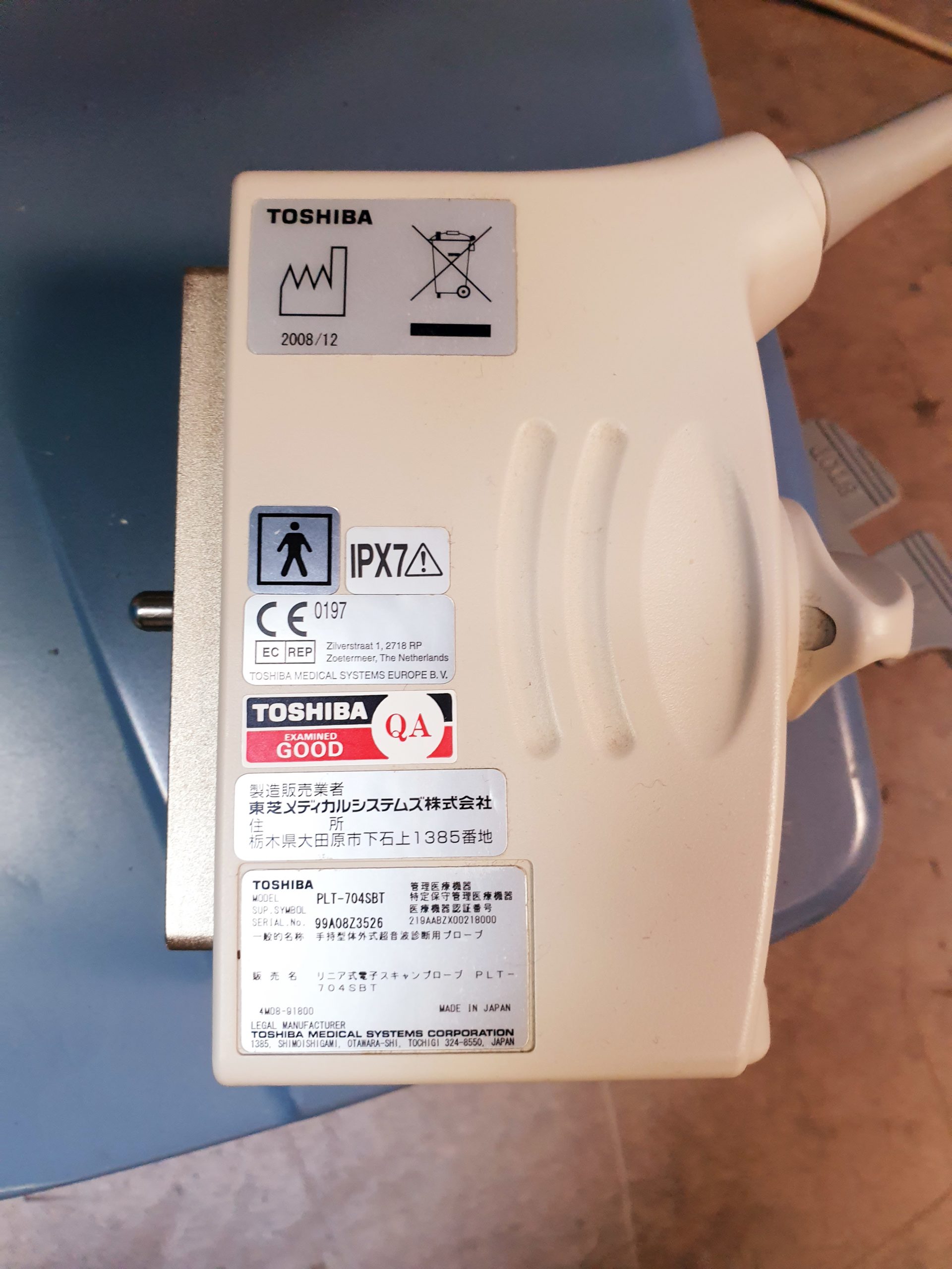 Toshiba SSA-680A Xario XG Farbdoppler PVT-375BT + PLT-805AT + PLT-704SBT – Bild 8