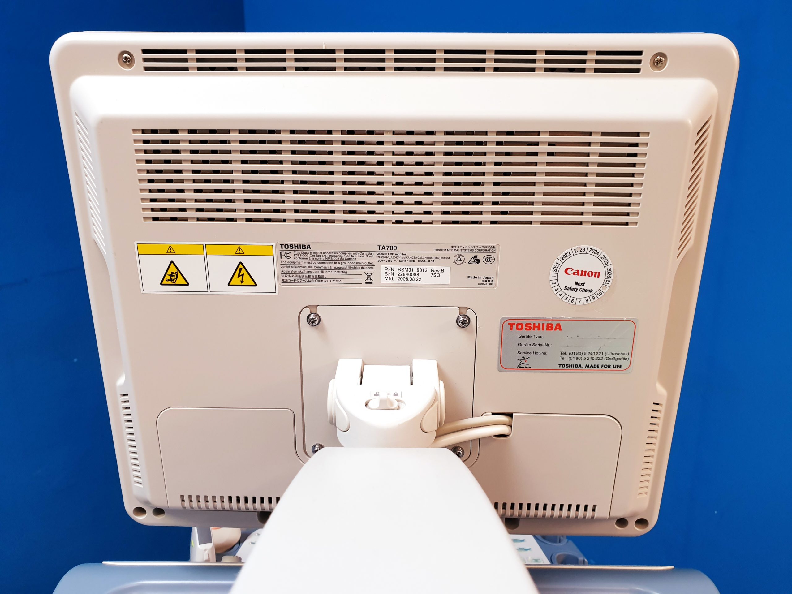 Toshiba SSA-680A Xario XG Farbdoppler PVT-375BT + PLT-805AT + PLT-704SBT – Bild 32