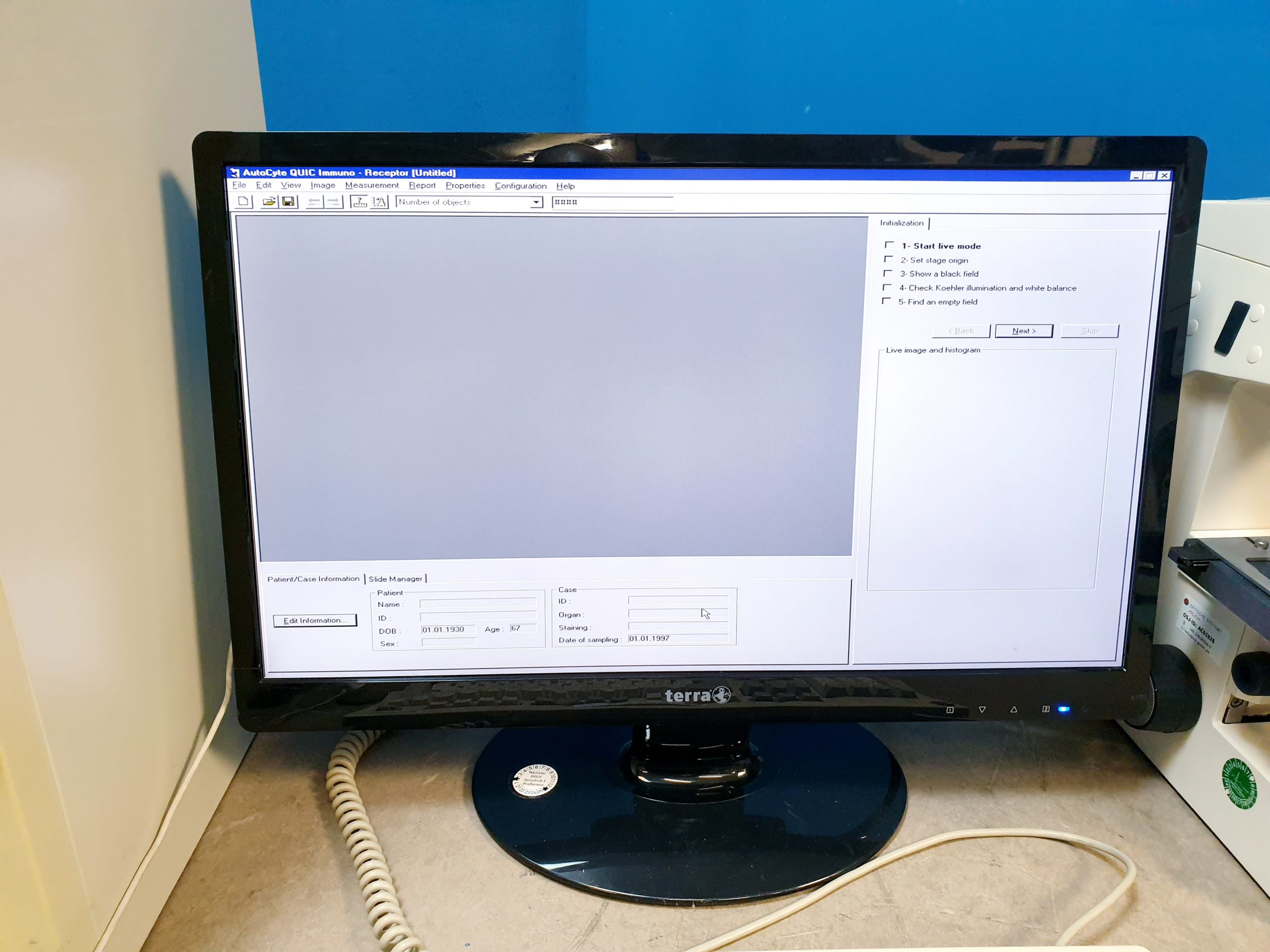 Carl Zeiss Axioskop EL-Einsatz 4514 85 Labormikroskop + Software – Bild 8