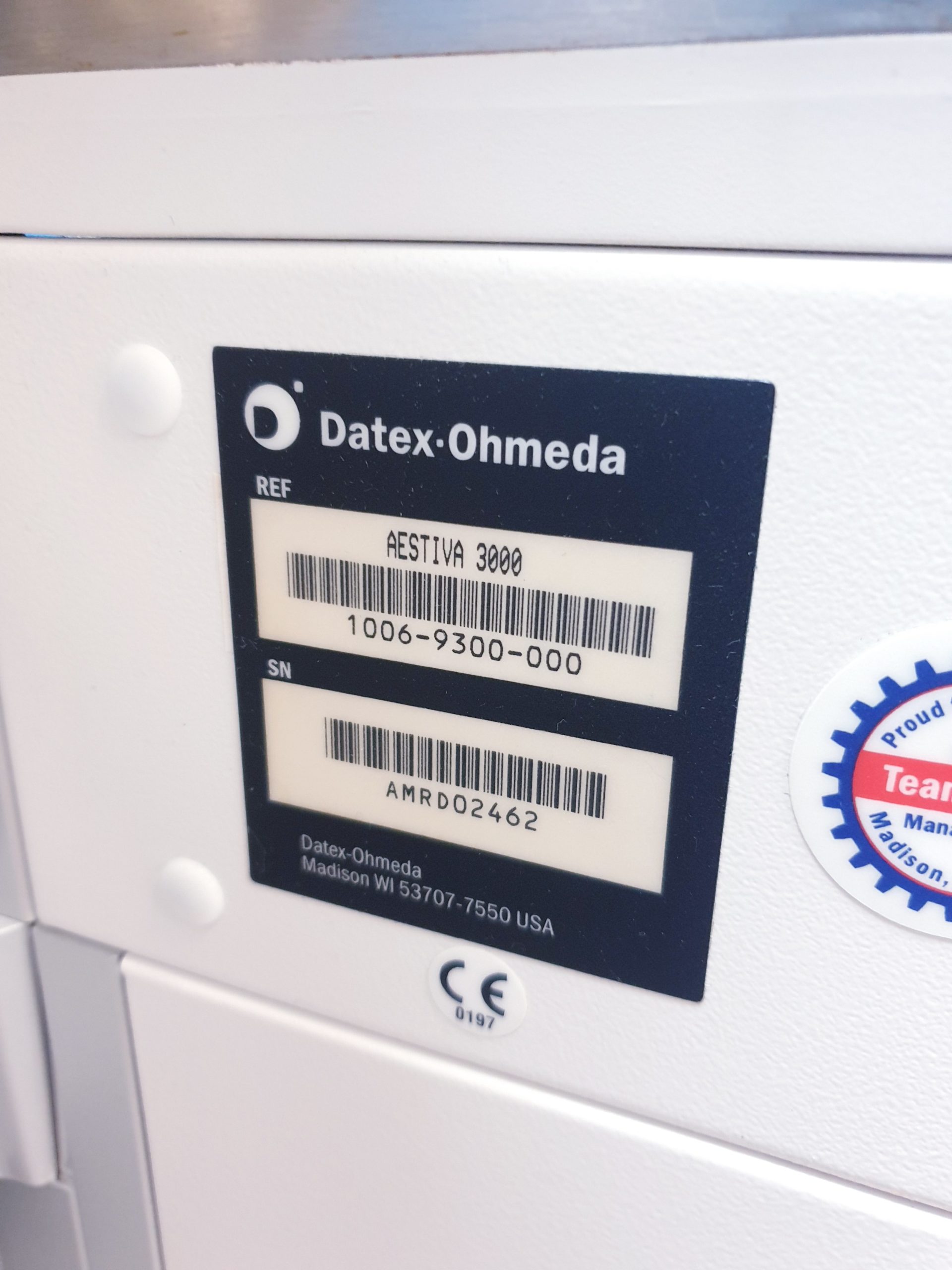 Datex Ohmeda Aestiva 3000 Anästhesiegerät Narkosegerät – Bild 11