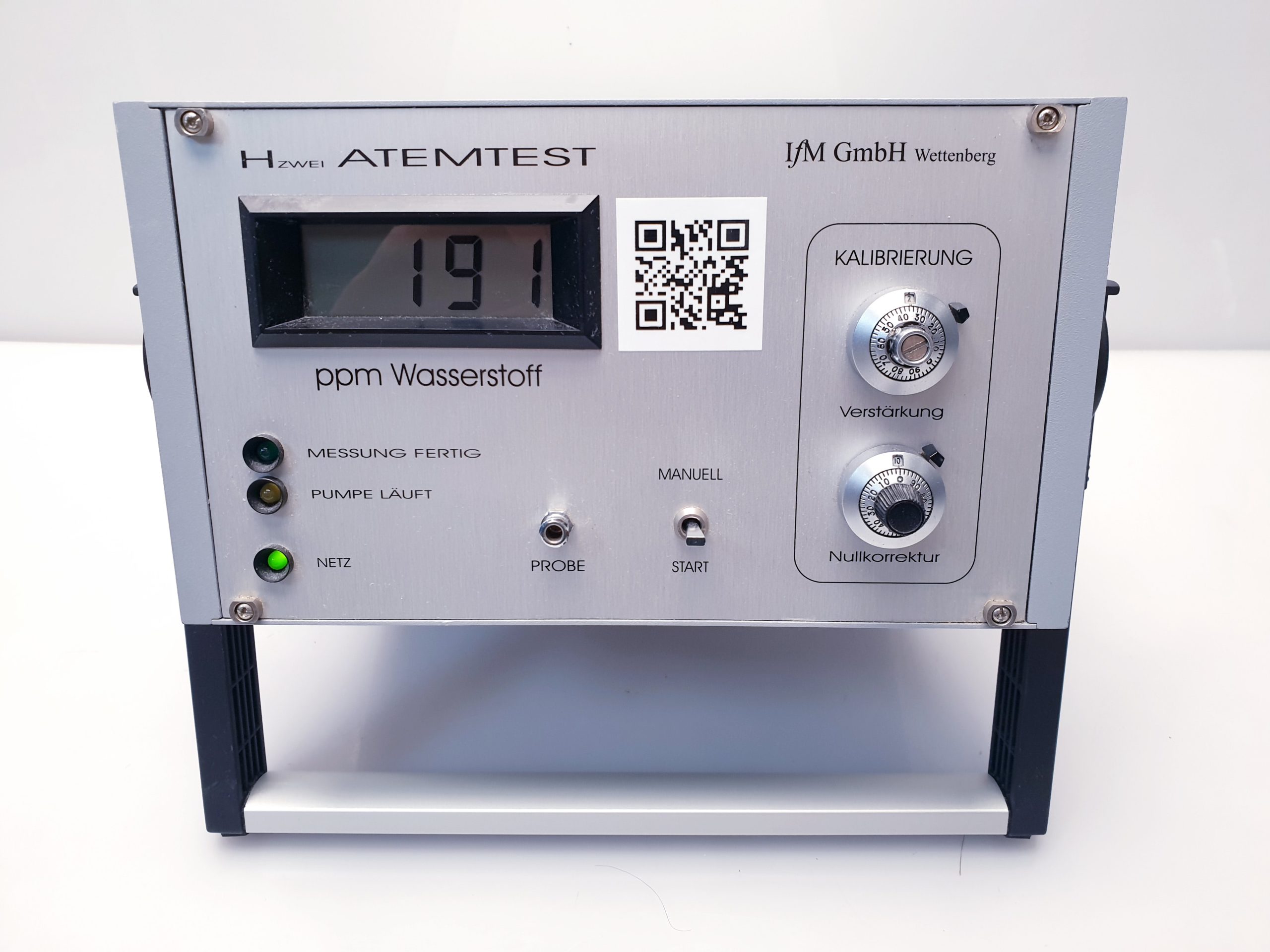 IFM GMBH HZWEI Atemtest PPM WASSERSTOFF