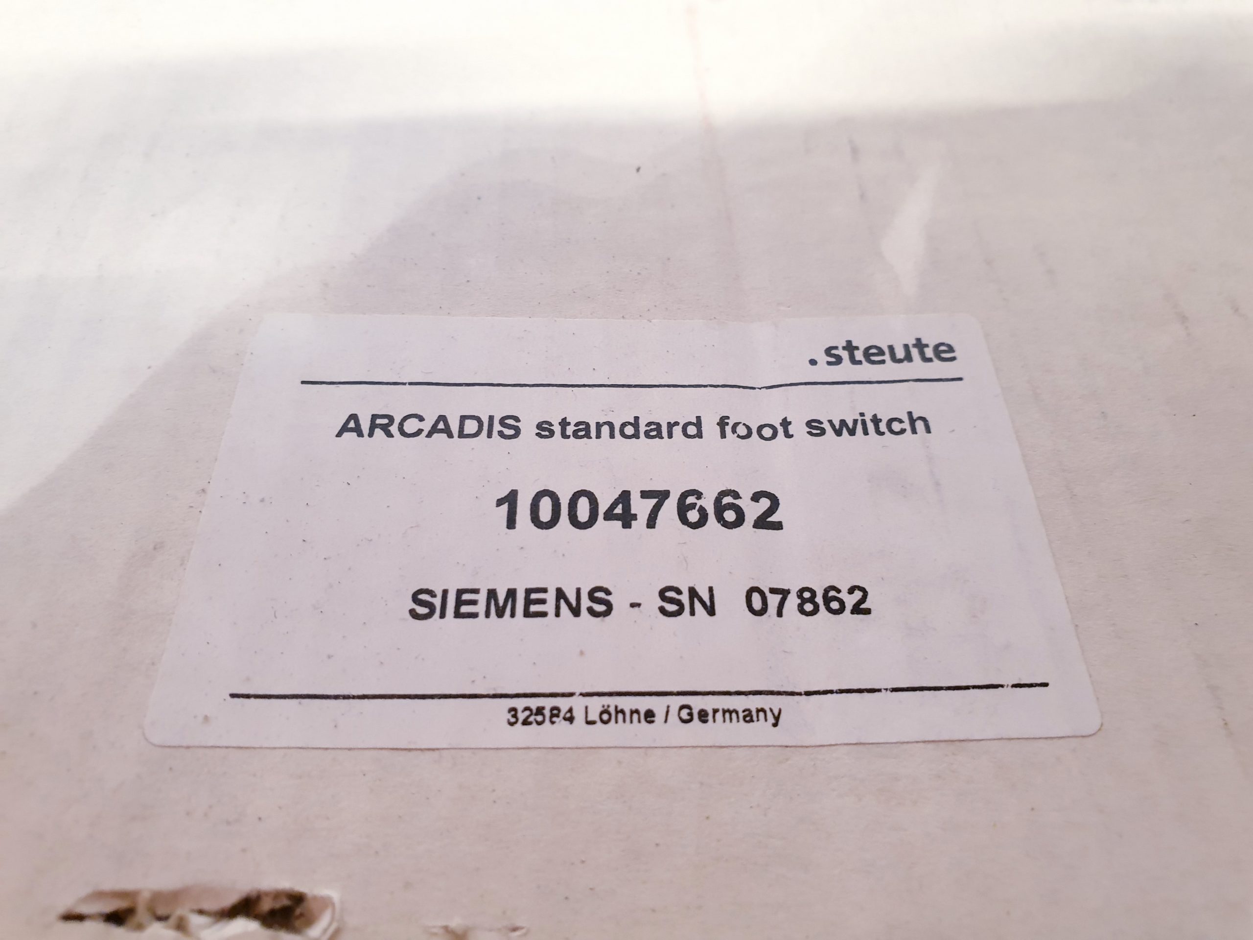 Siemens Steute arcadis standard Fußpedal Für C bogen – Bild 5