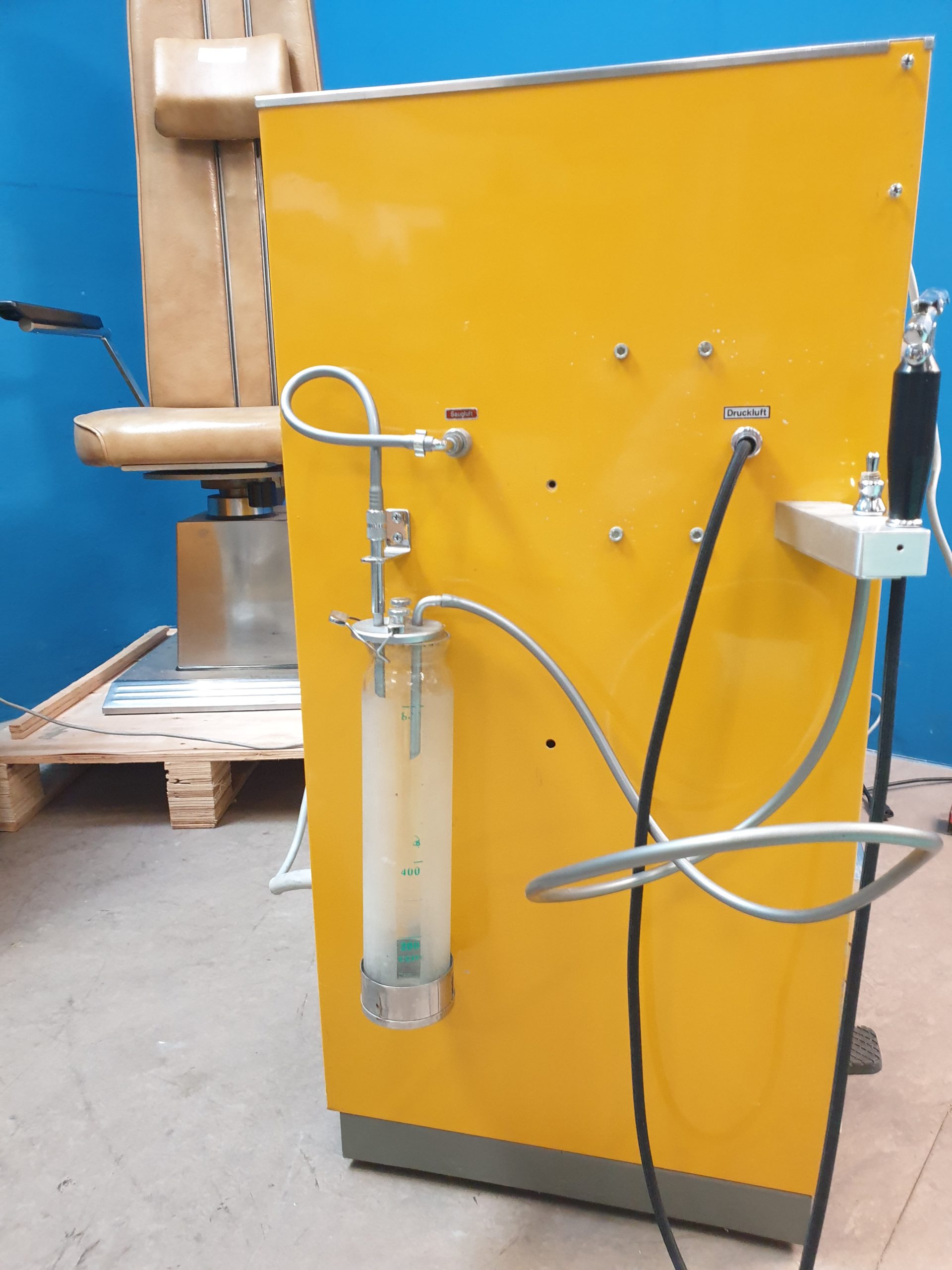 Atmos Practica 3 HNO Einheit + Instrumentenschrank, Mikroskop - Patientestuhl – Bild 14