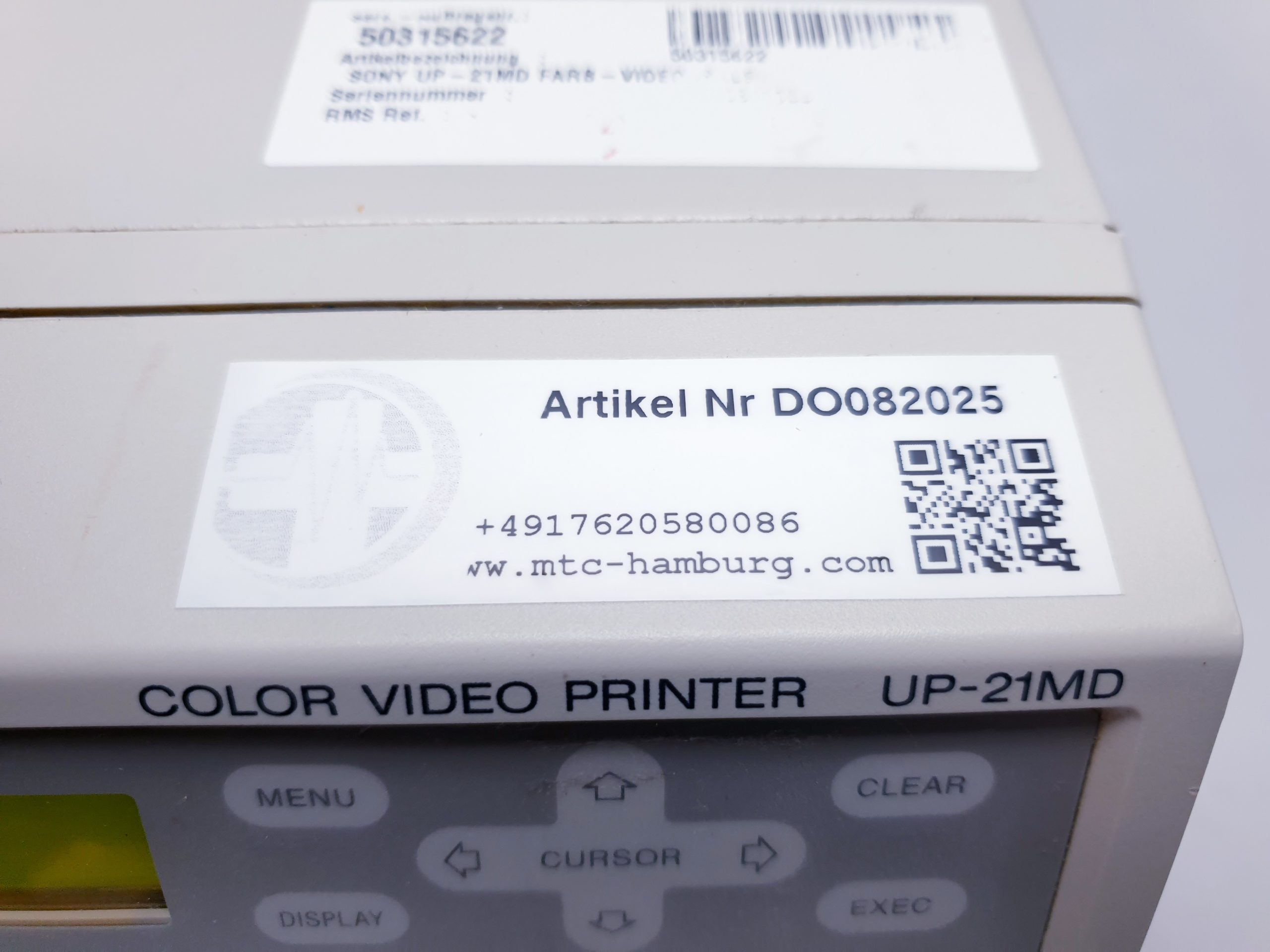 Sony UP-21MD Color Video Printer – Bild 10