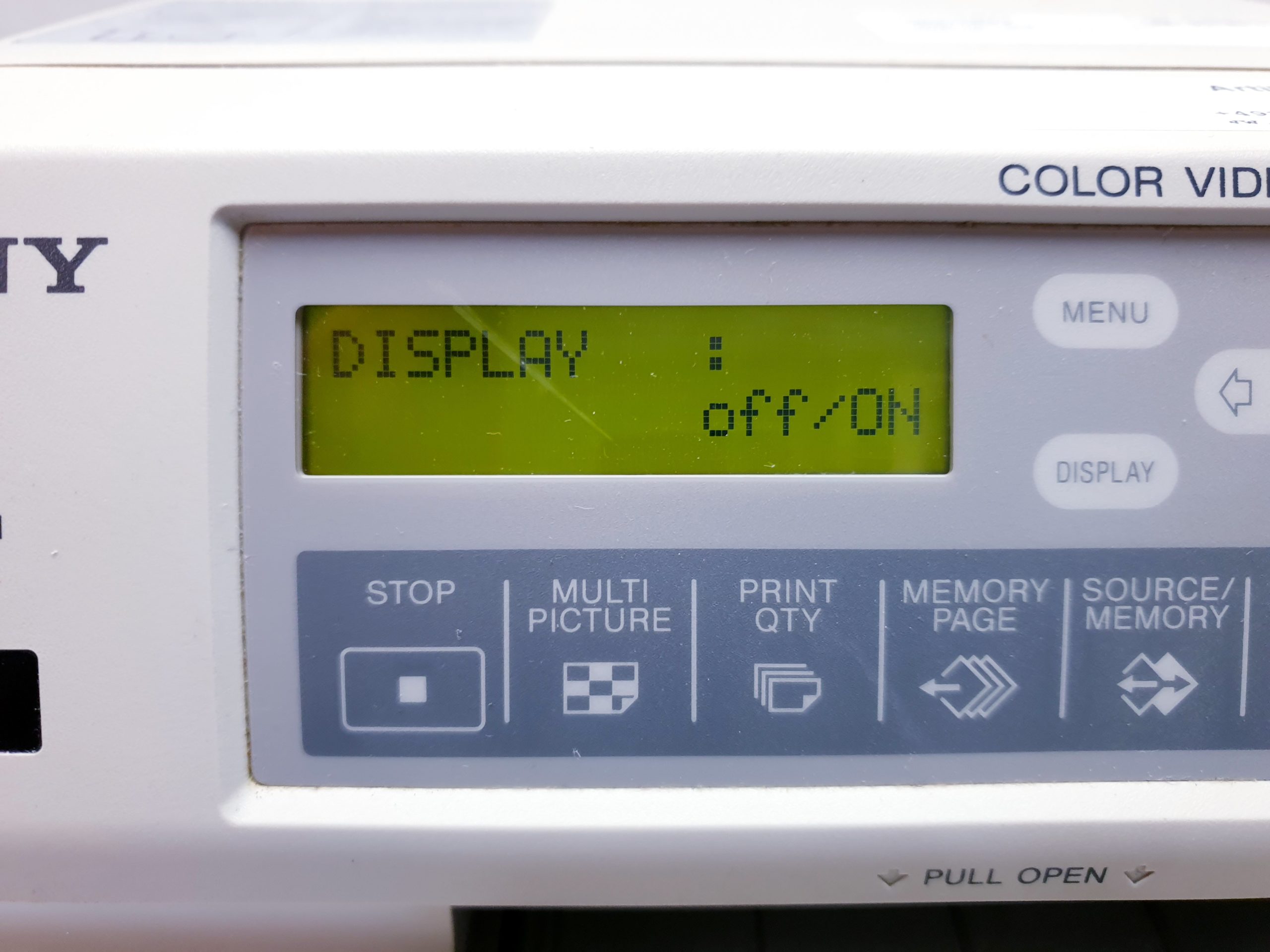 Sony UP-21MD Color Video Printer – Bild 2