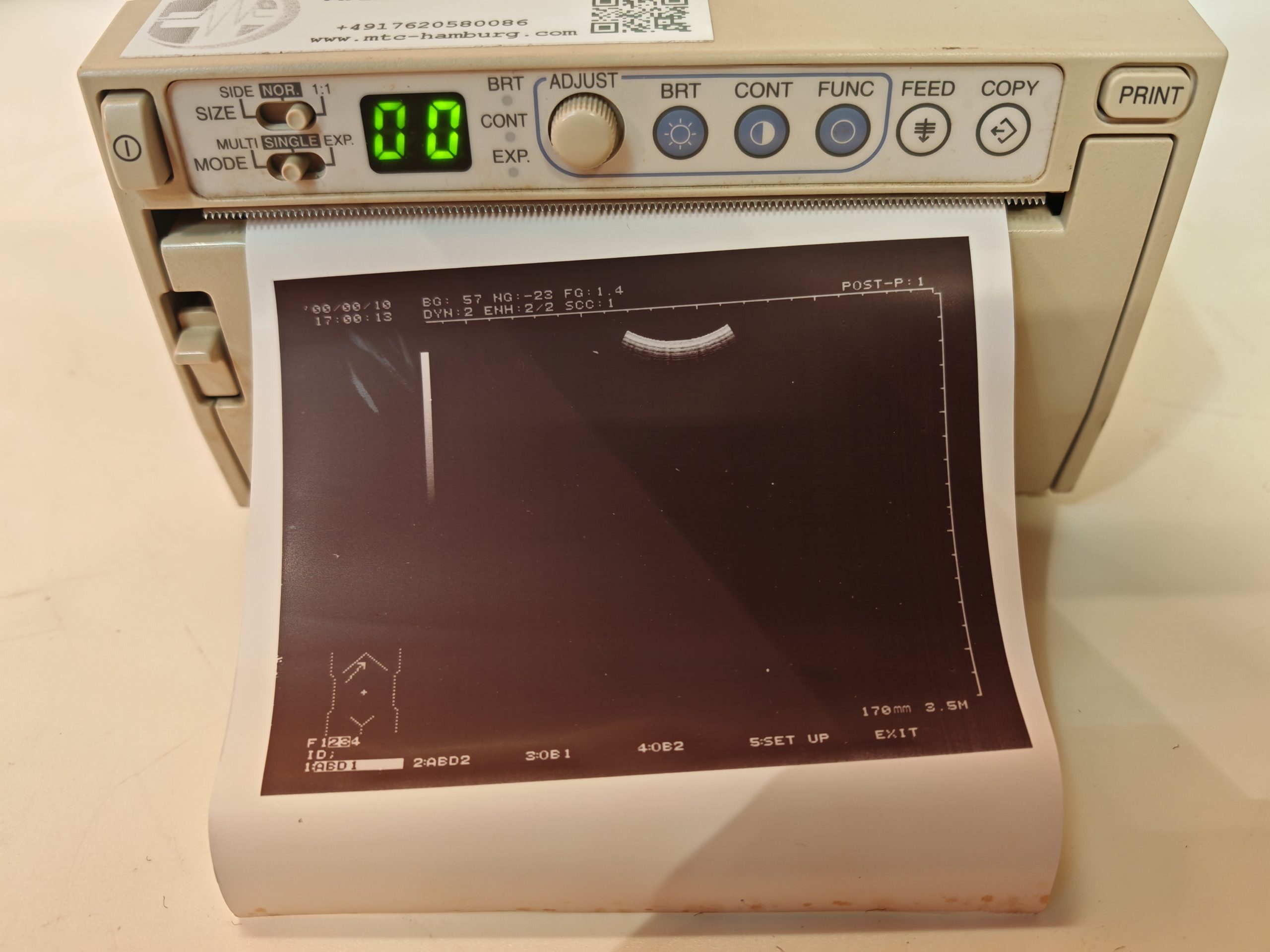 Mitsubishi P91 Monochrom Thermal Drucker – Bild 4