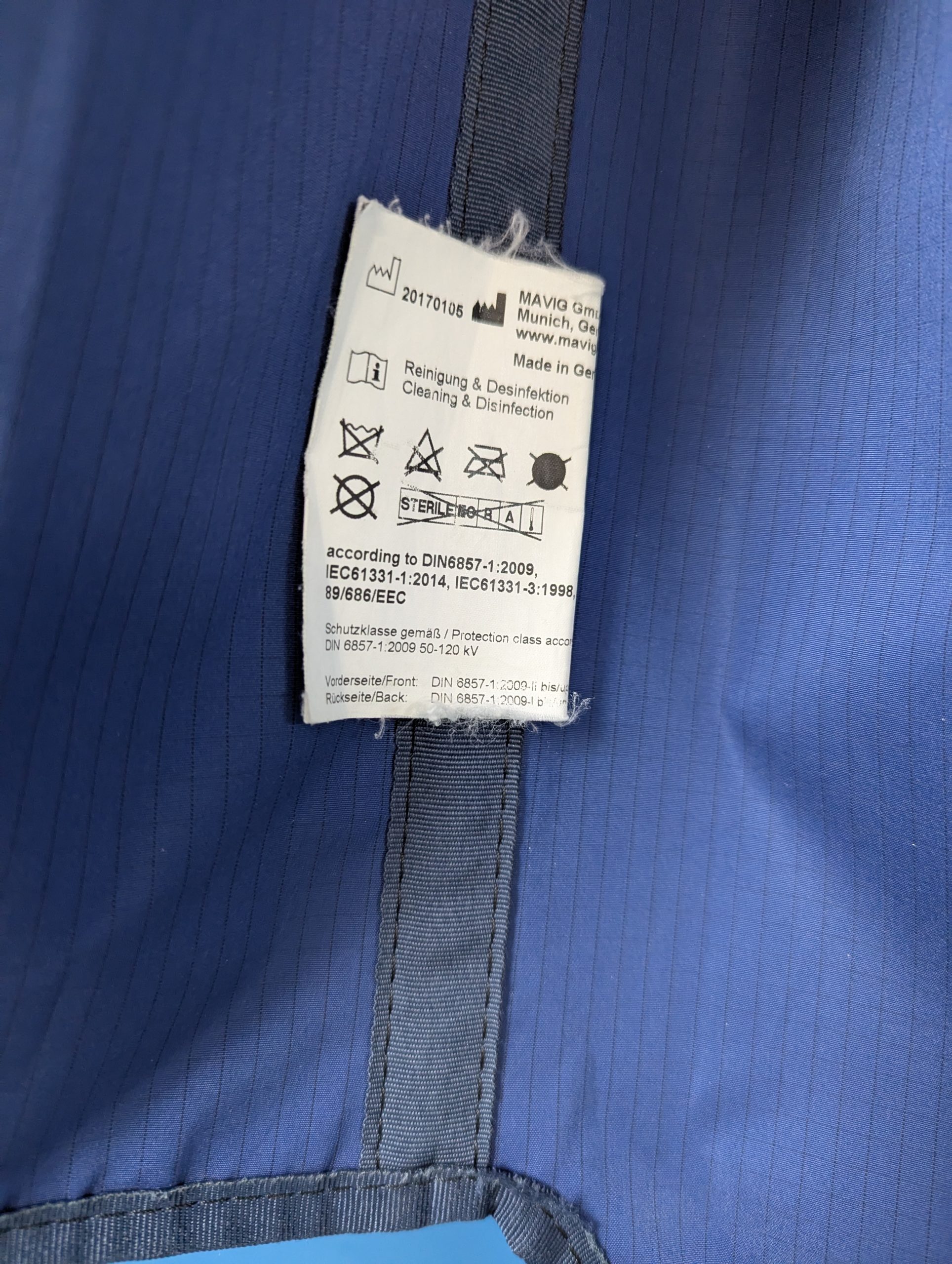 MAVIG Röntgenschürze mit Klettverschluss – Bild 5