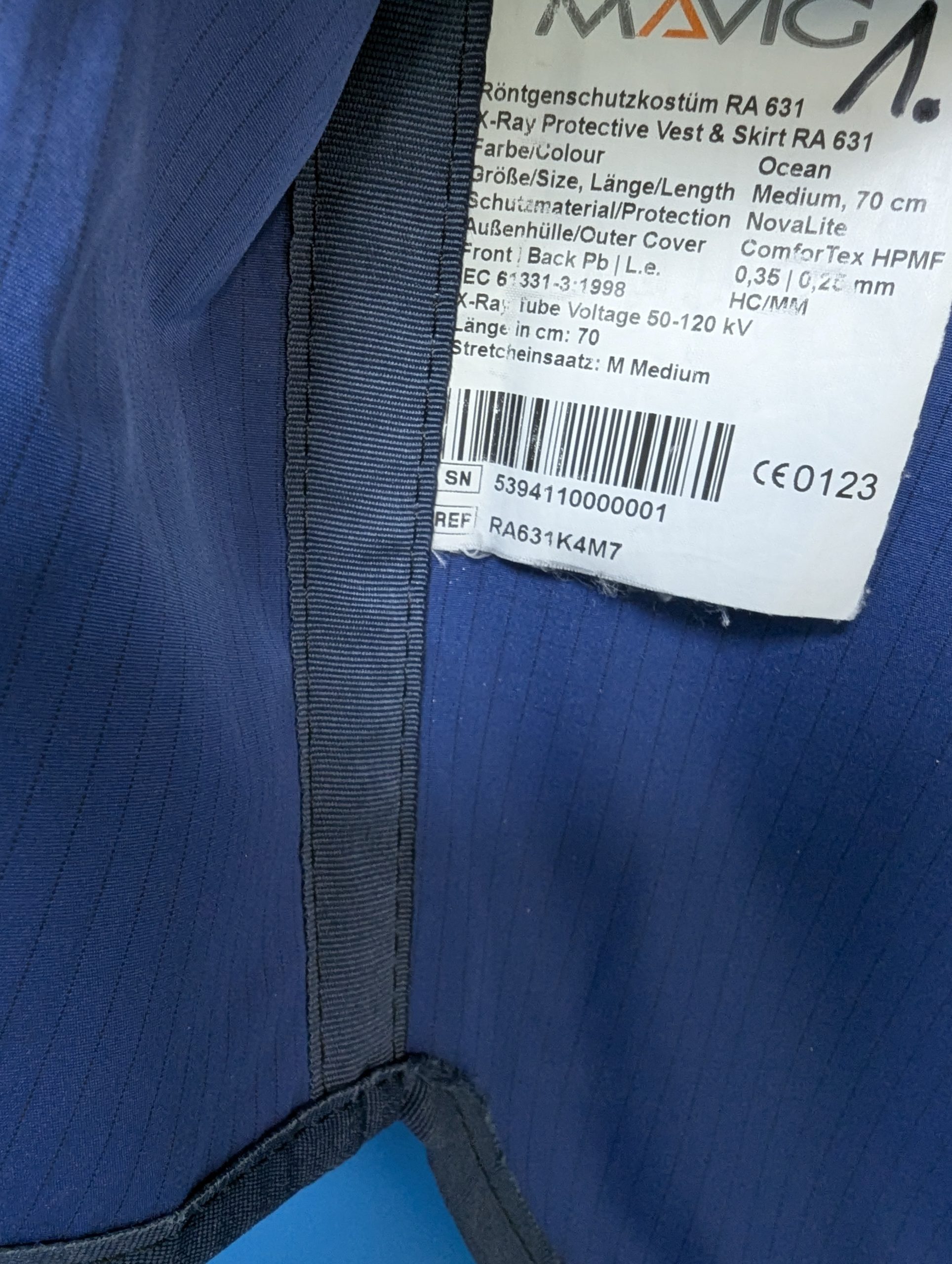 MAVIG Röntgenschürze mit Klettverschluss – Bild 6