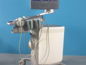 SIEMENS ACUSON X300  X 300 CH5-2 + VF10-5 Sonden - Konvex & Linear