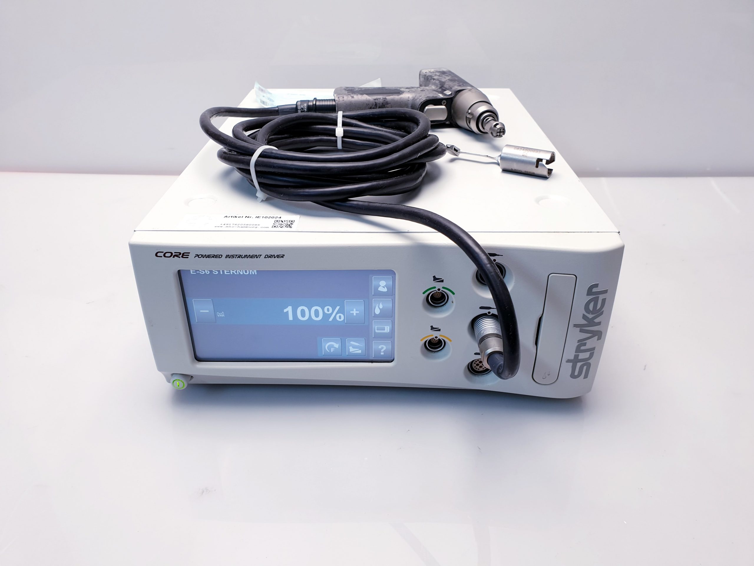 Stryker Core Powered Instrument Driver 5400-050-000 mit handstück und einer stryker pistole – Bild 3
