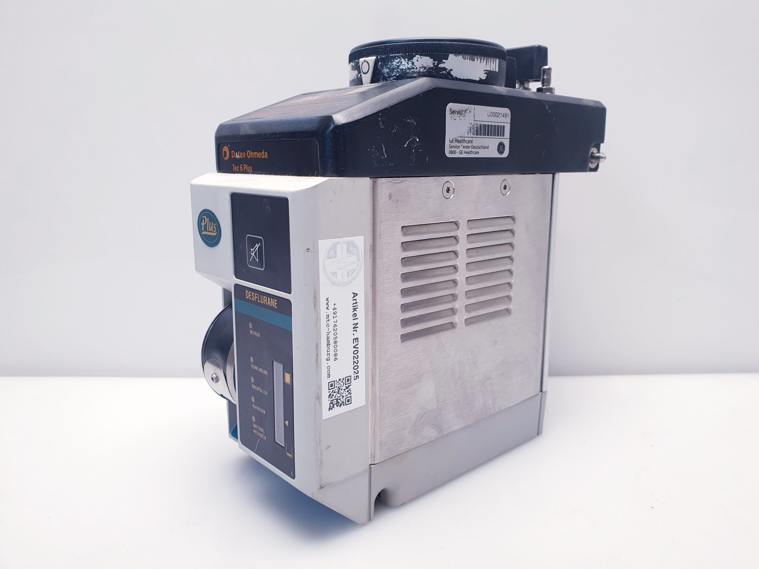 Datex Ohmeda Tec 6 Plus -Vapor – Bild 5