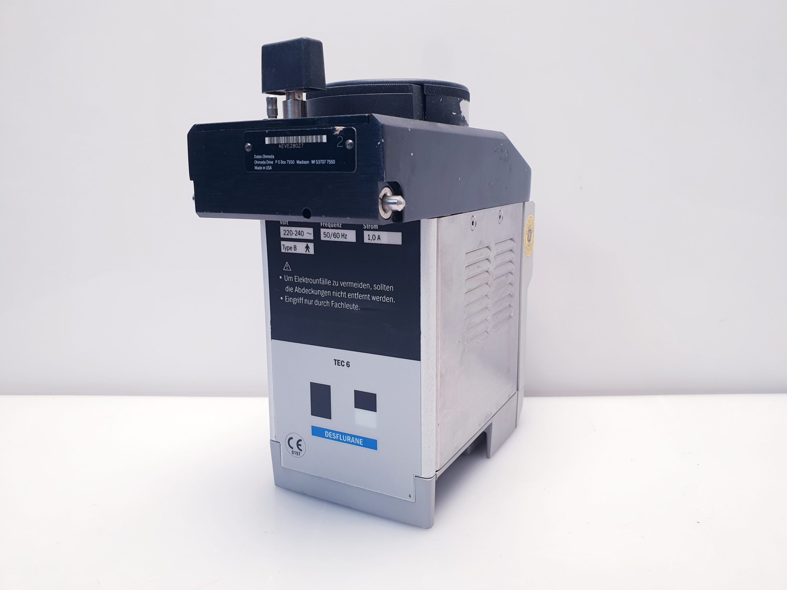 Datex Ohmeda Tec 6 Plus -Vapor – Bild 7