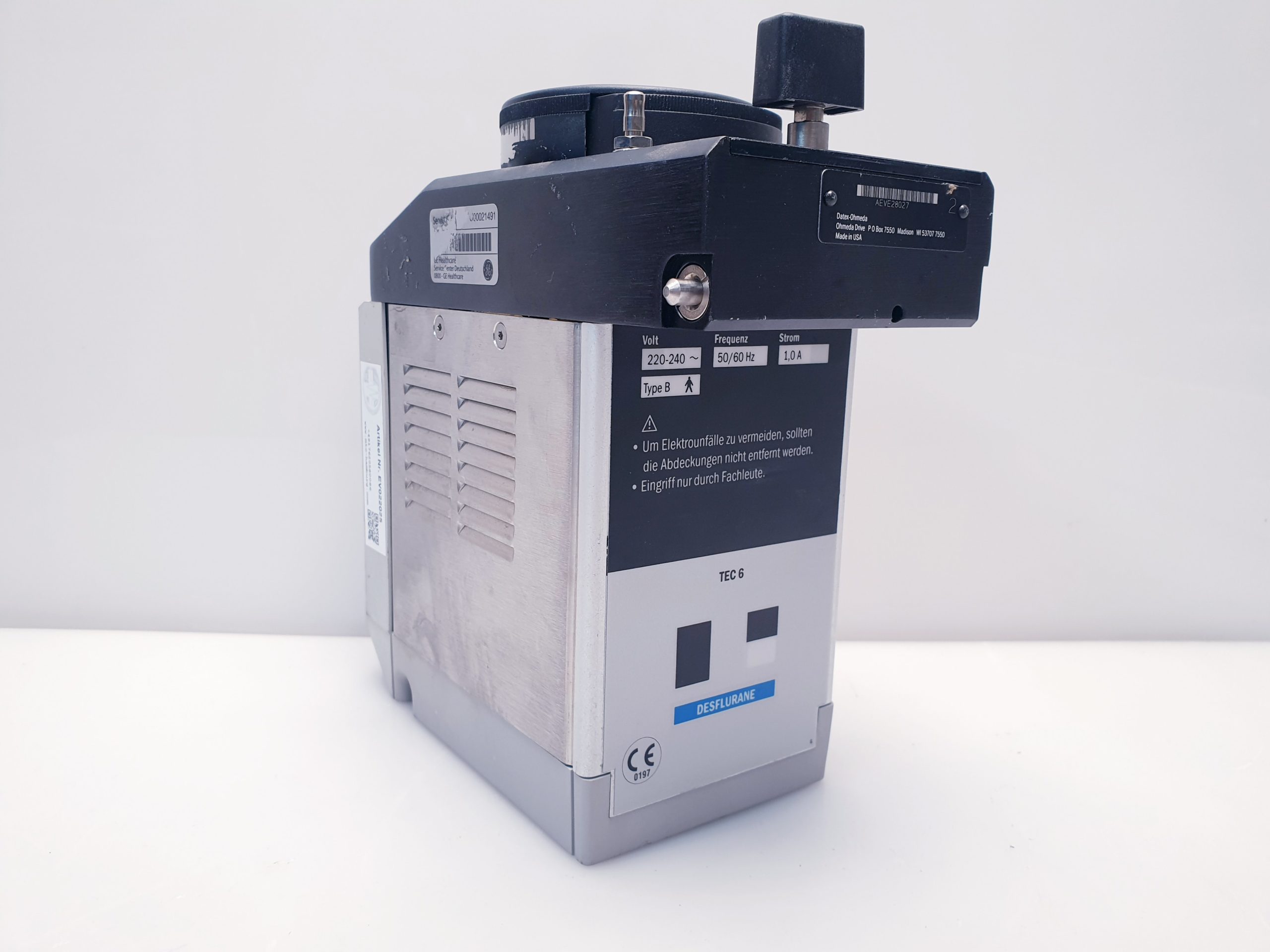 Datex Ohmeda Tec 6 Plus -Vapor – Bild 8