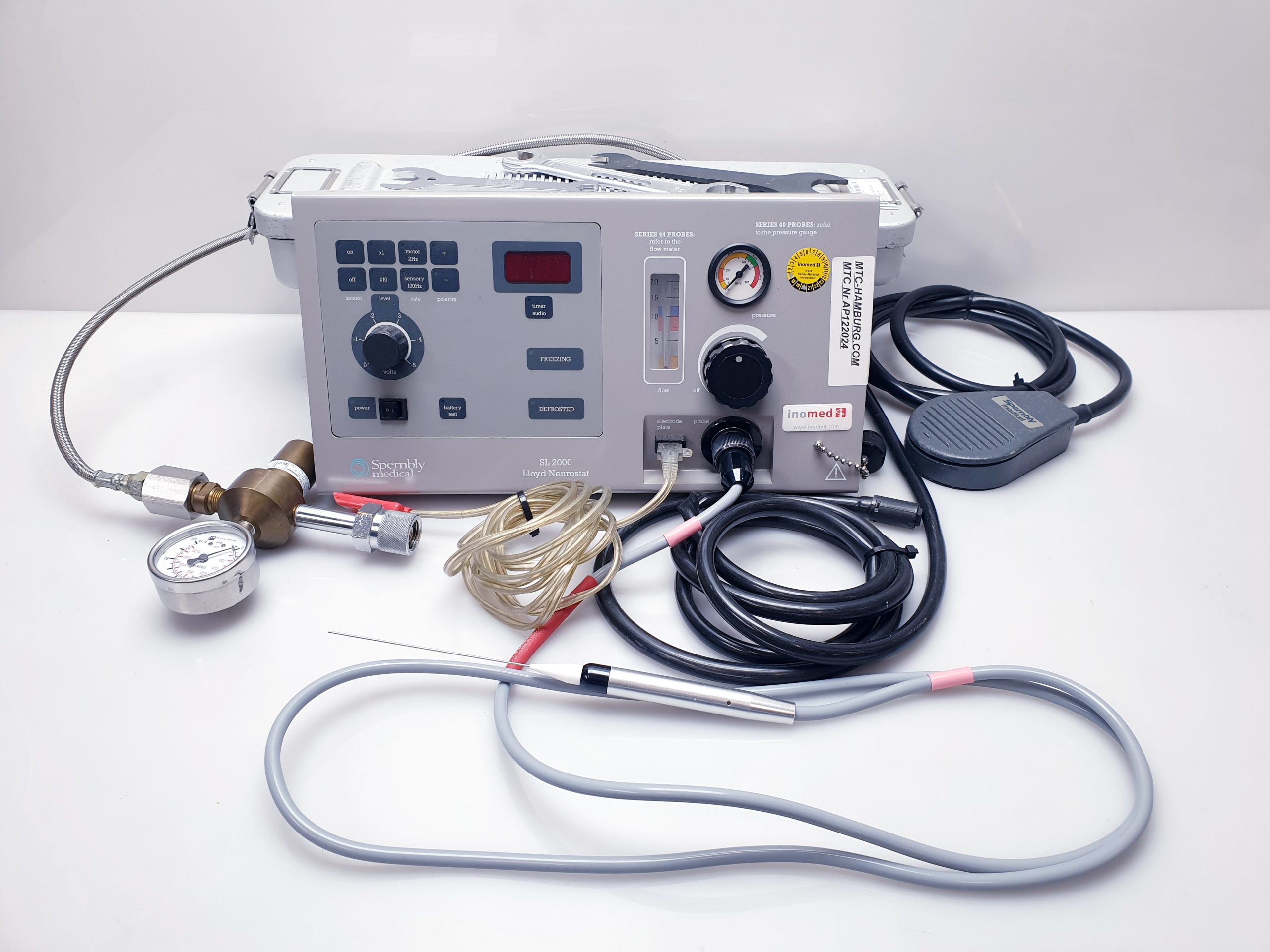 Inomed SL 2000 SL2000 Kryodenervation Neurostat Spembly medical mit 1 Sonde