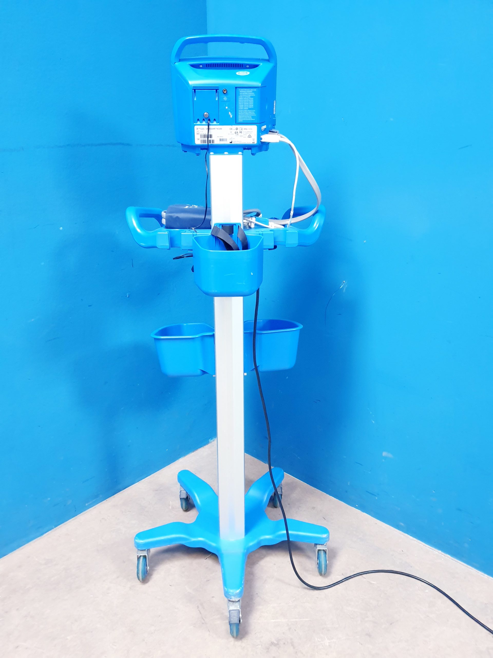 GE Carescape VC150 SpO2 + NiBp Vitaldatenmonitor mit Gerätewagen – Bild 10