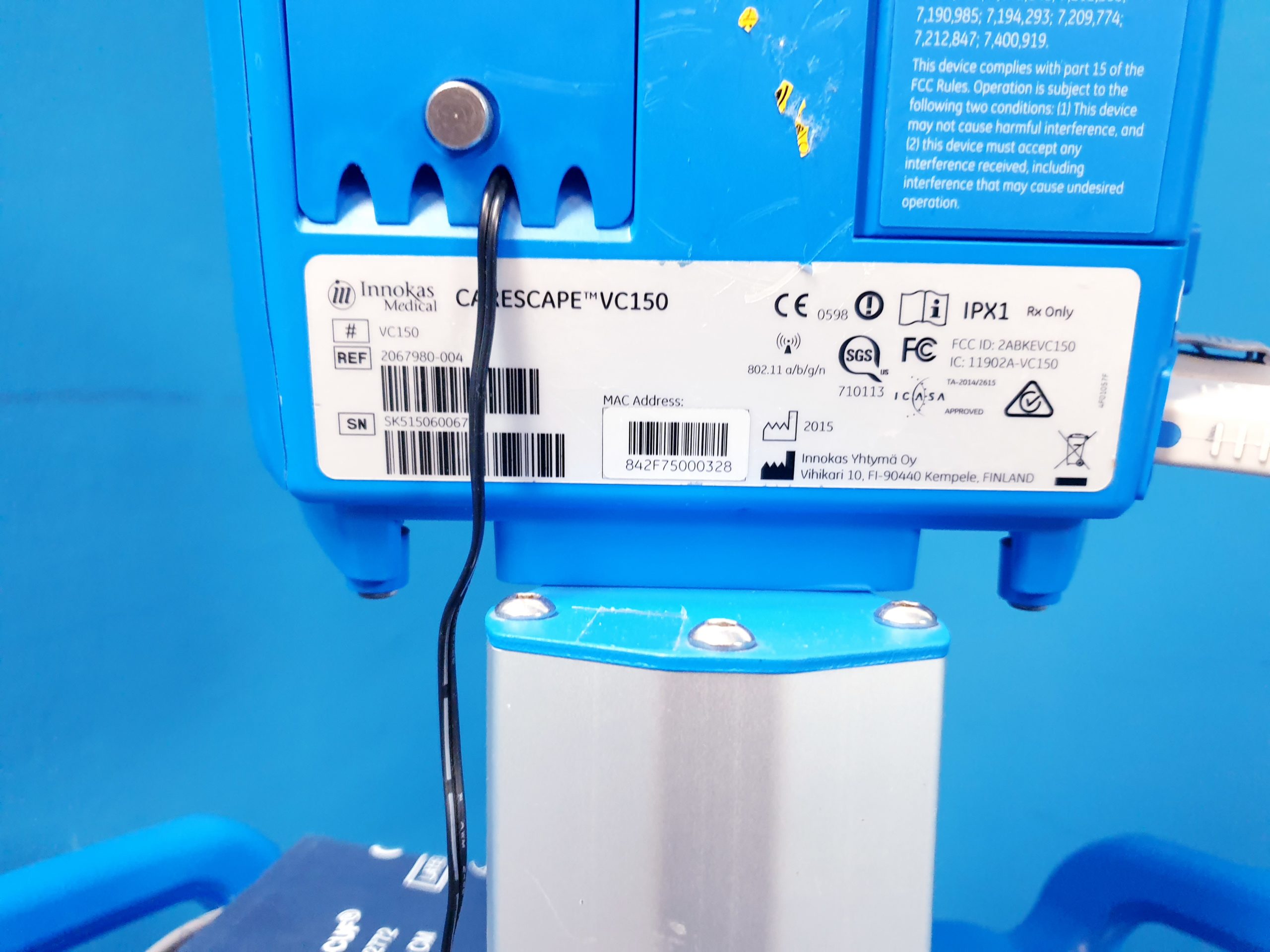 GE Carescape VC150 SpO2 + NiBp Vitaldatenmonitor mit Gerätewagen – Bild 12