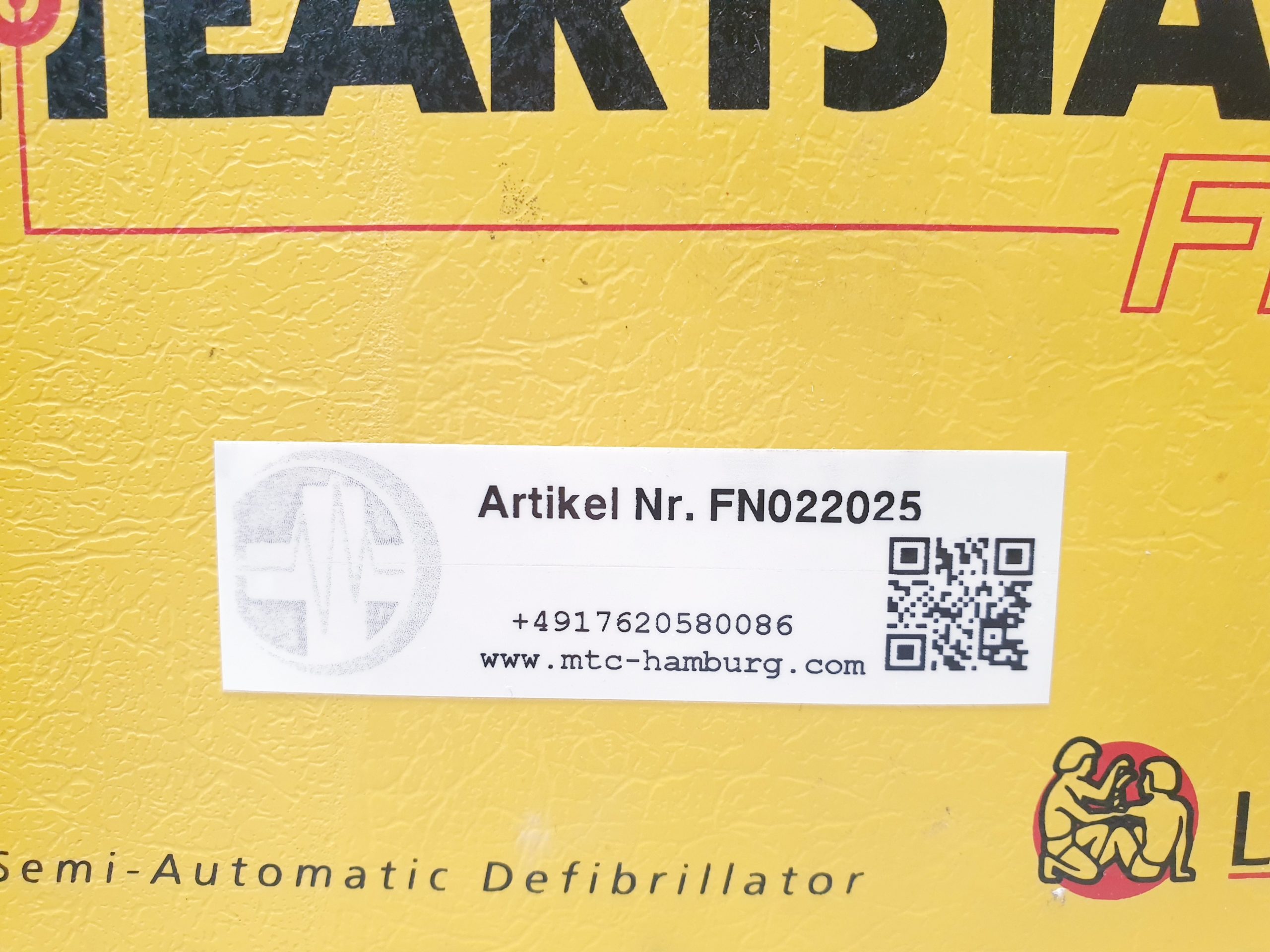Laerdal heartstart fr2 semi automatic Defibrillator mit Batterie – Bild 2