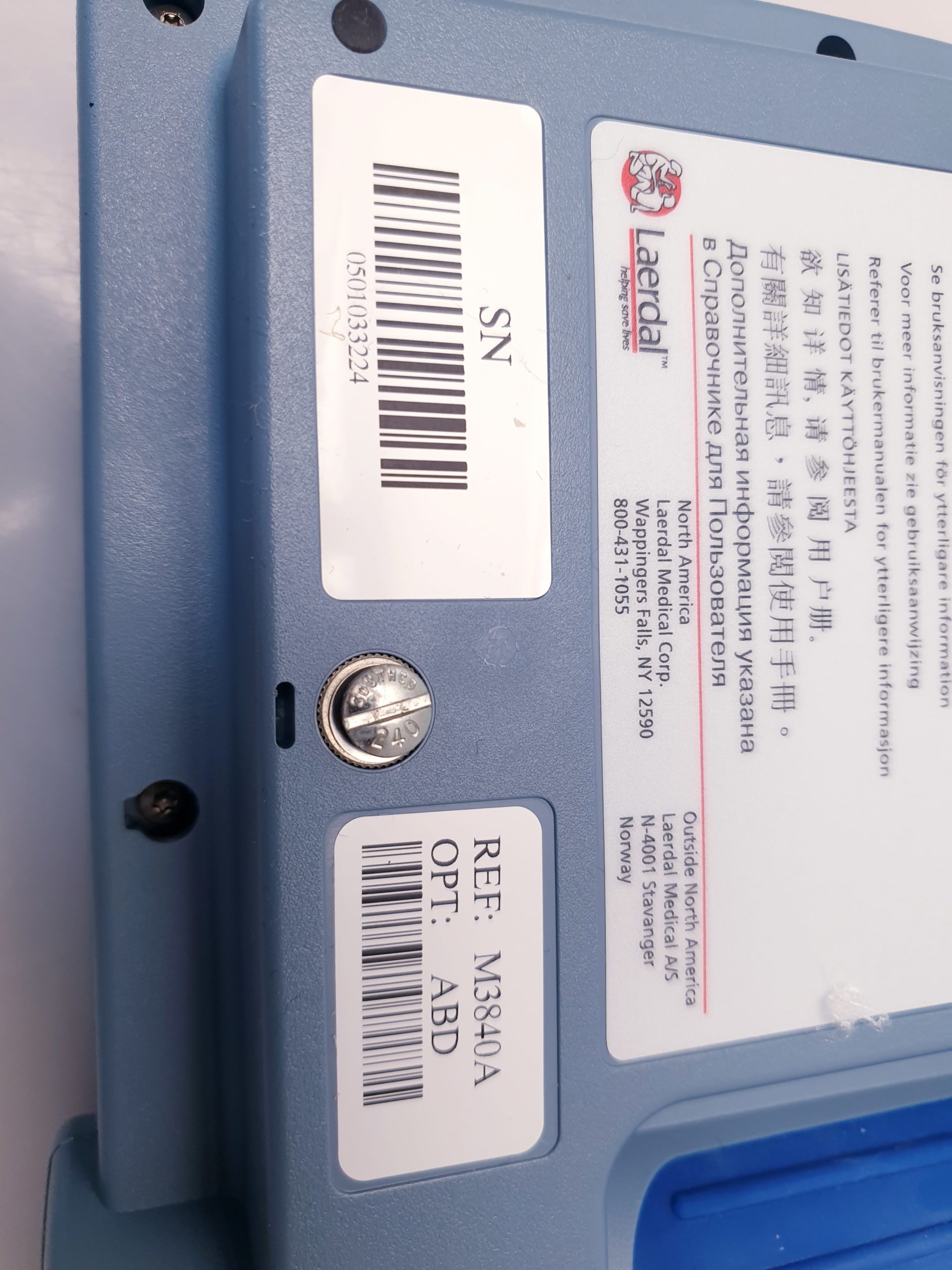 Laerdal heartstart fr2 semi automatic Defibrillator mit Batterie – Bild 8