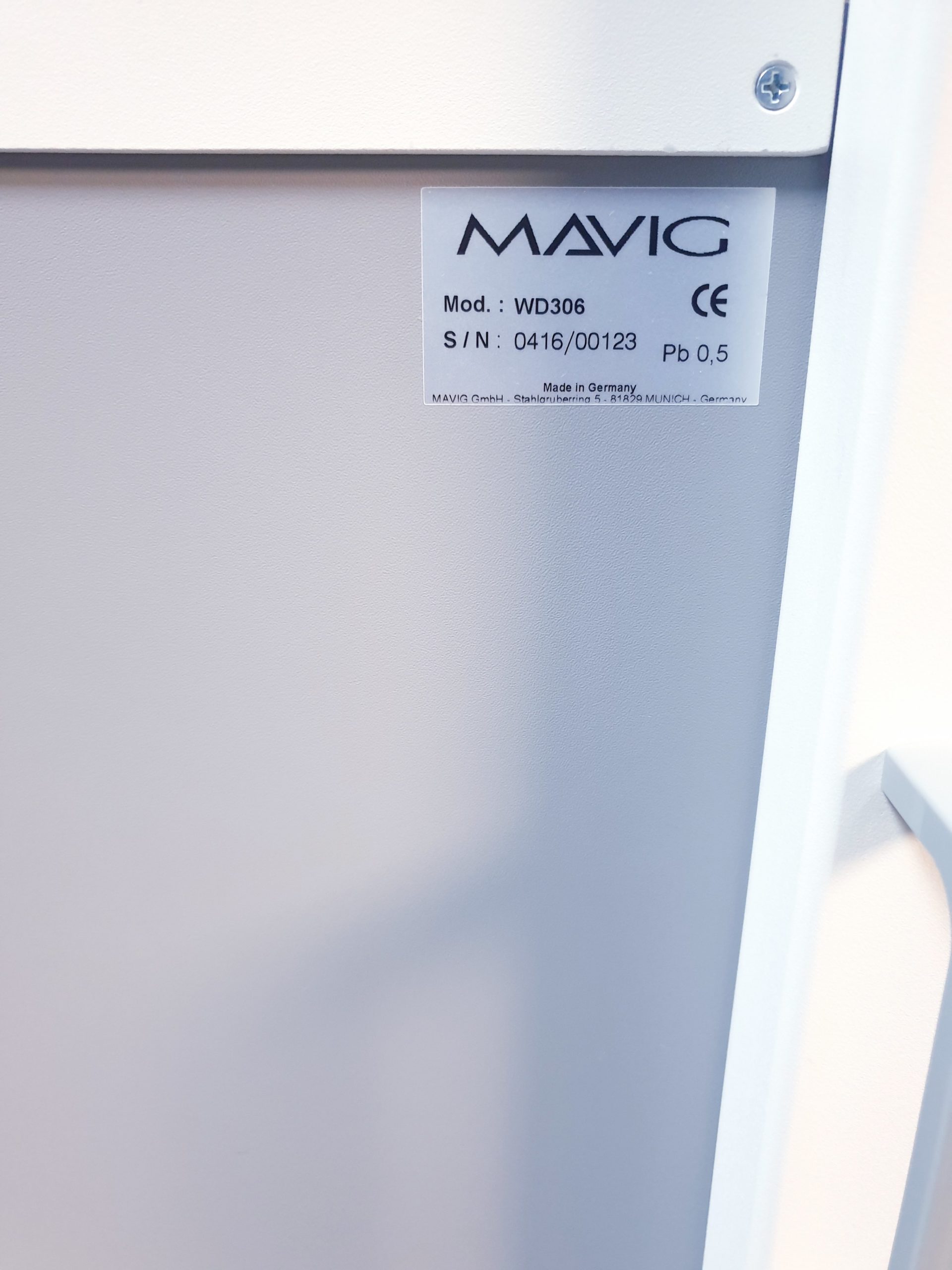 Mavig WD306 Mobile X-Ray Schutzschild – Bild 9