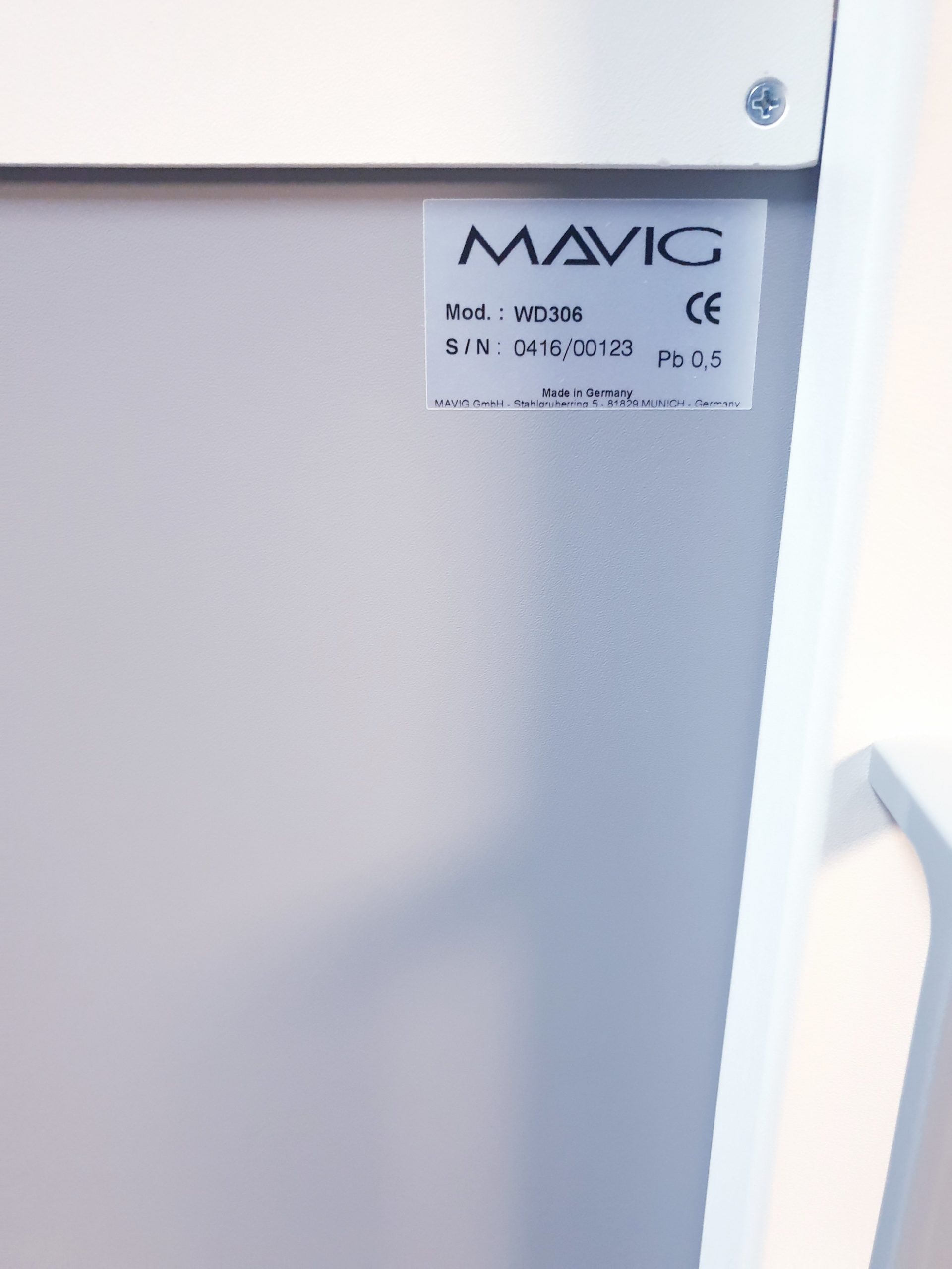 Mavig WD306 Mobile X-Ray Schutzschild – Bild 10