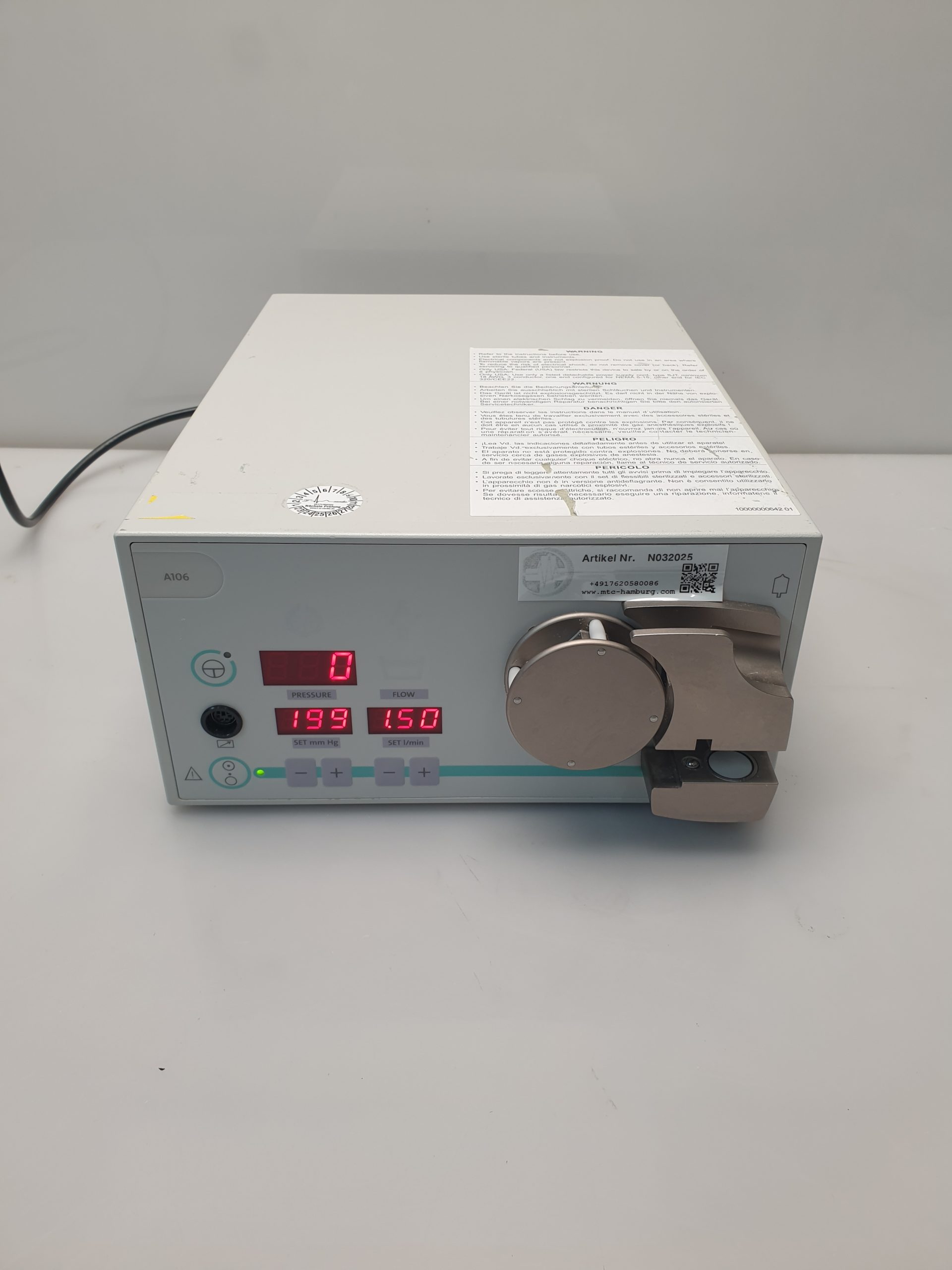 W.O.M A106 Pump for Arthroscopy – Bild 3