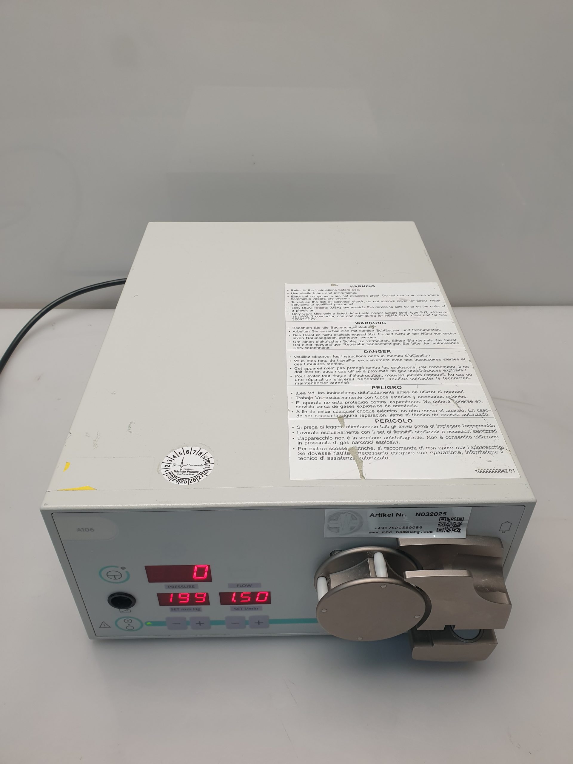 W.O.M A106 Pump for Arthroscopy – Bild 5