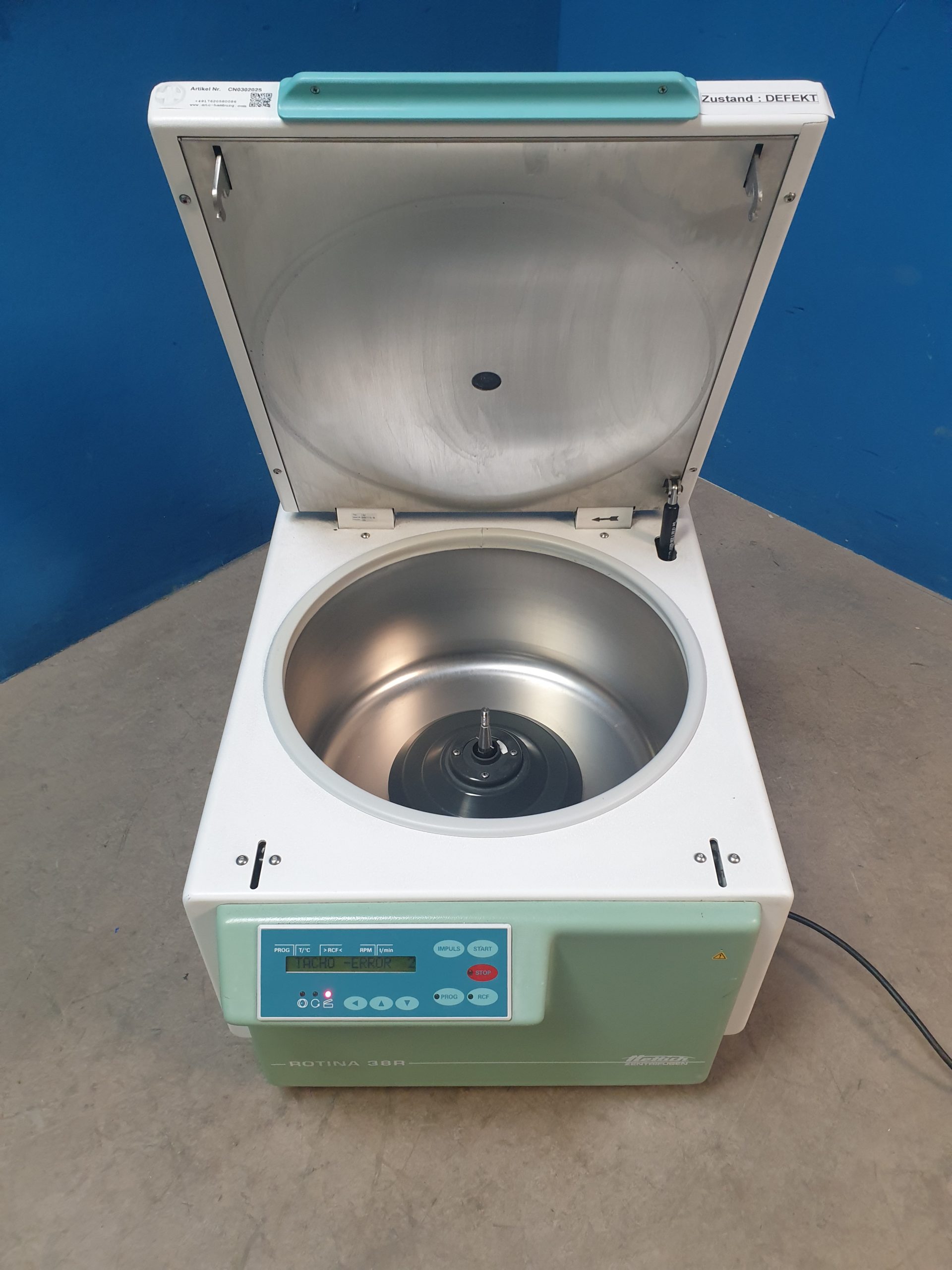 Hettich Rotina 38 Zentrifuge - Ohne Rotor – Bild 10