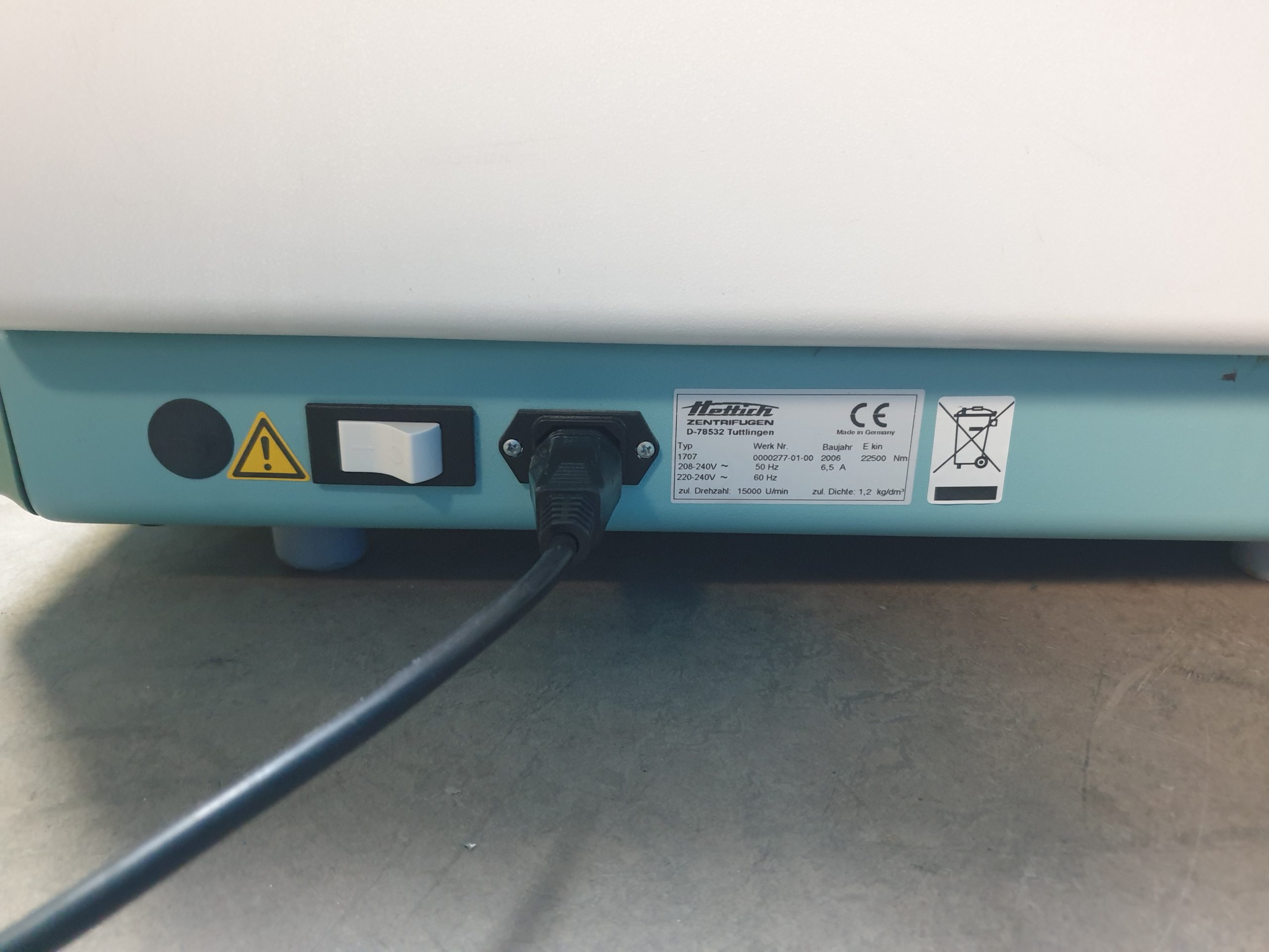 Hettich Rotina 38 Zentrifuge - Ohne Rotor – Bild 13