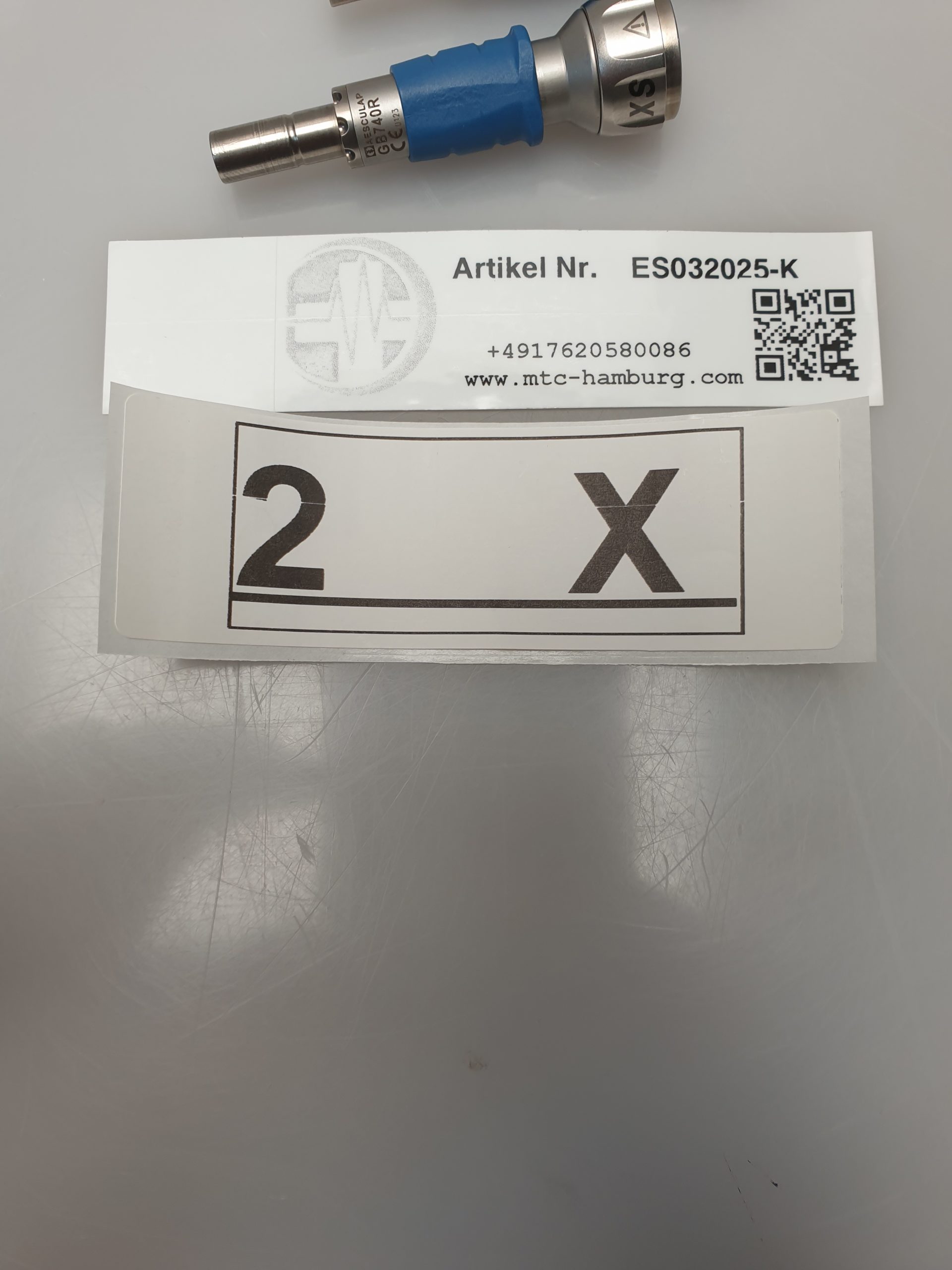 Aesculap GB740R – Hi-Line Xs Craniotome Handpiece – Bild 2