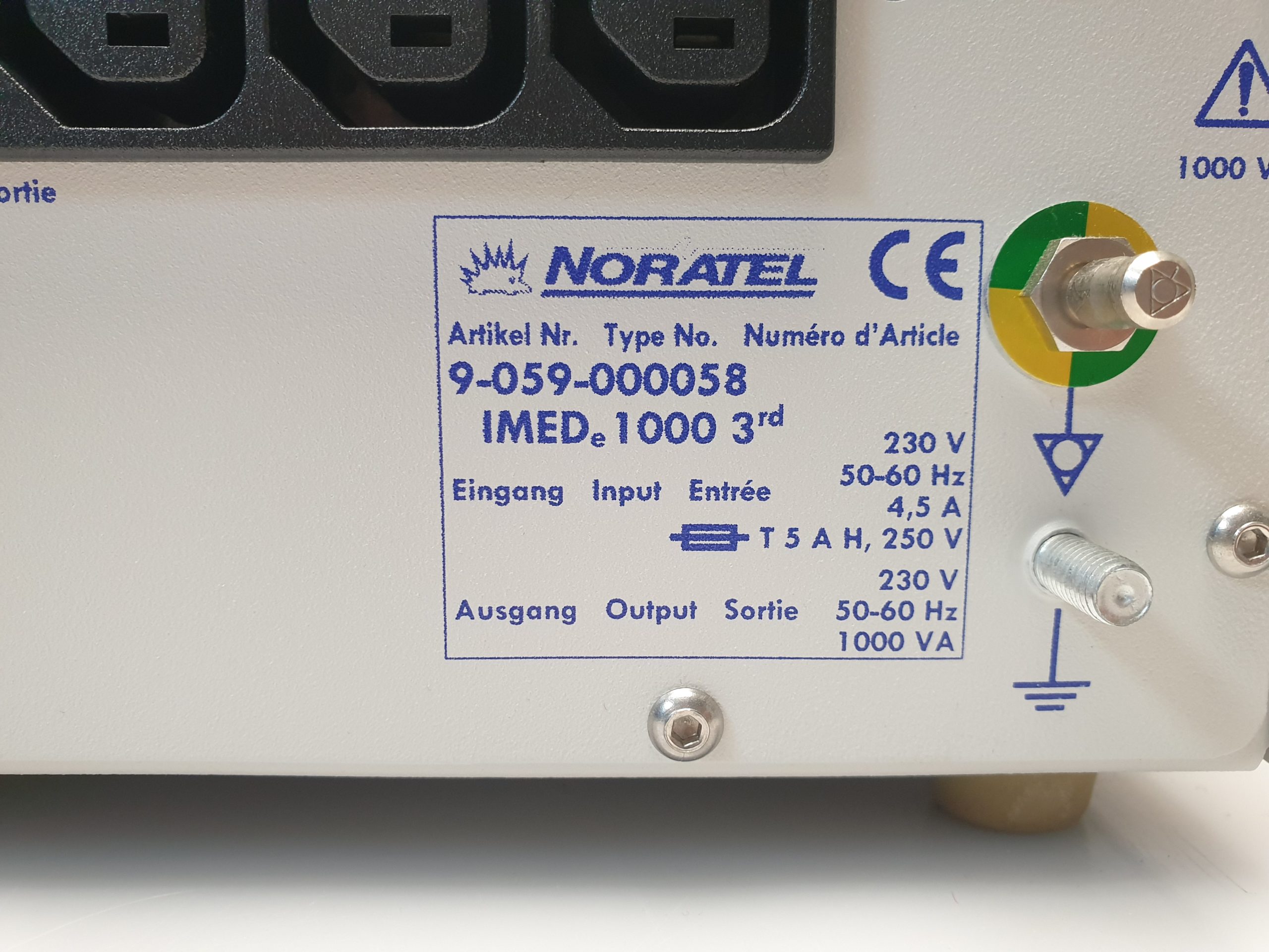 Noratel Imed Trenntrafo 1000VA – Bild 3