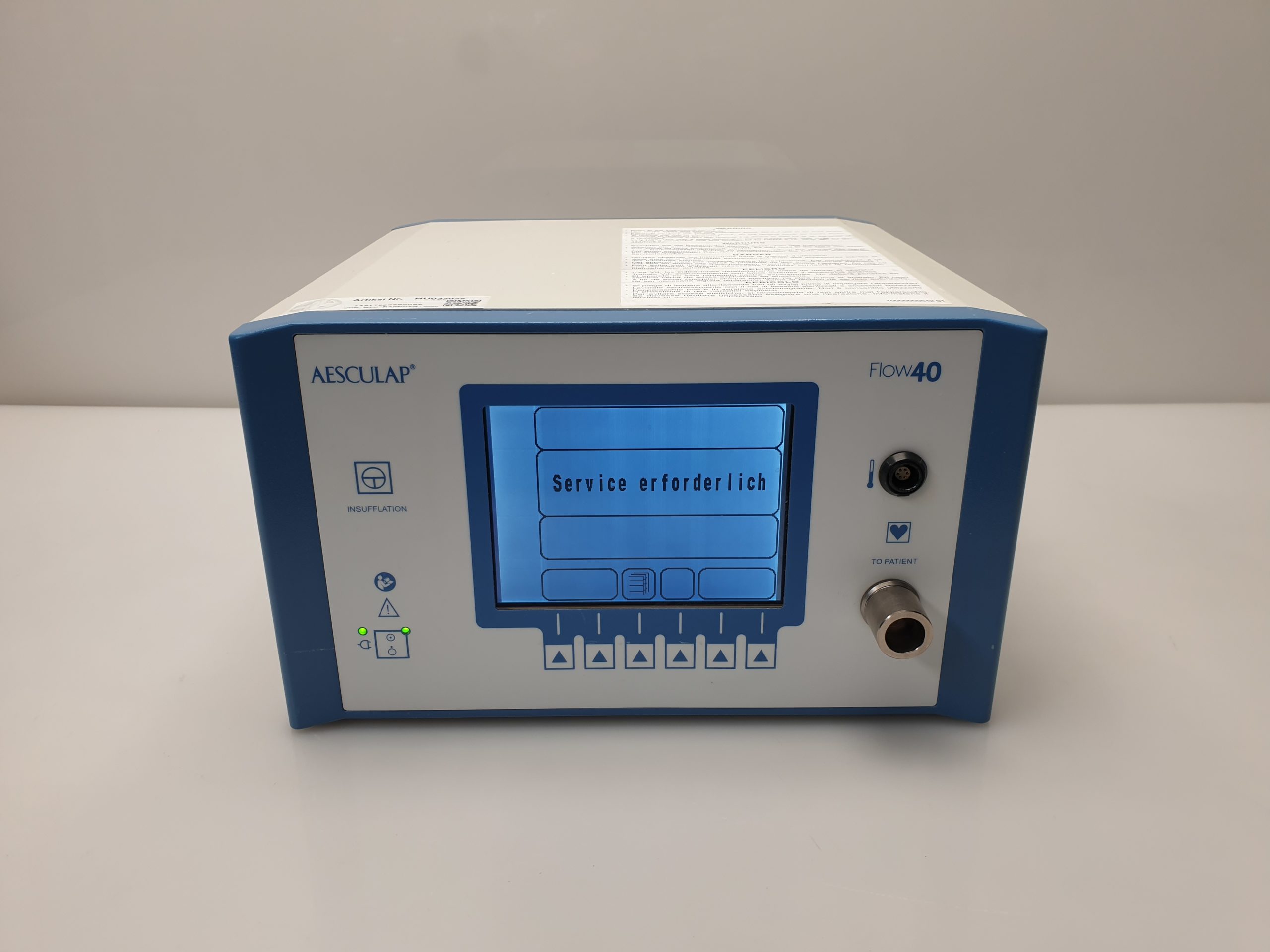 Aescualp Flow 40 PG080 Hochfluss-Insufflator - – Bild 3