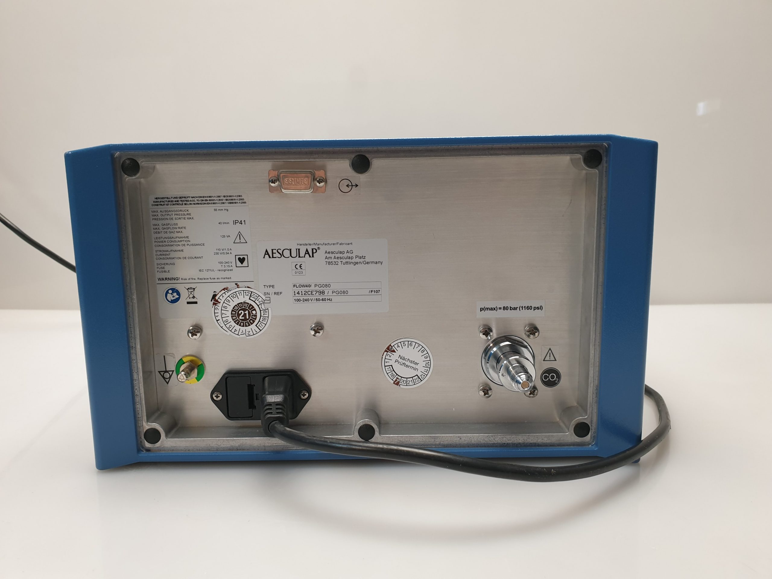 Aescualp Flow 40 PG080 Hochfluss-Insufflator - – Bild 7