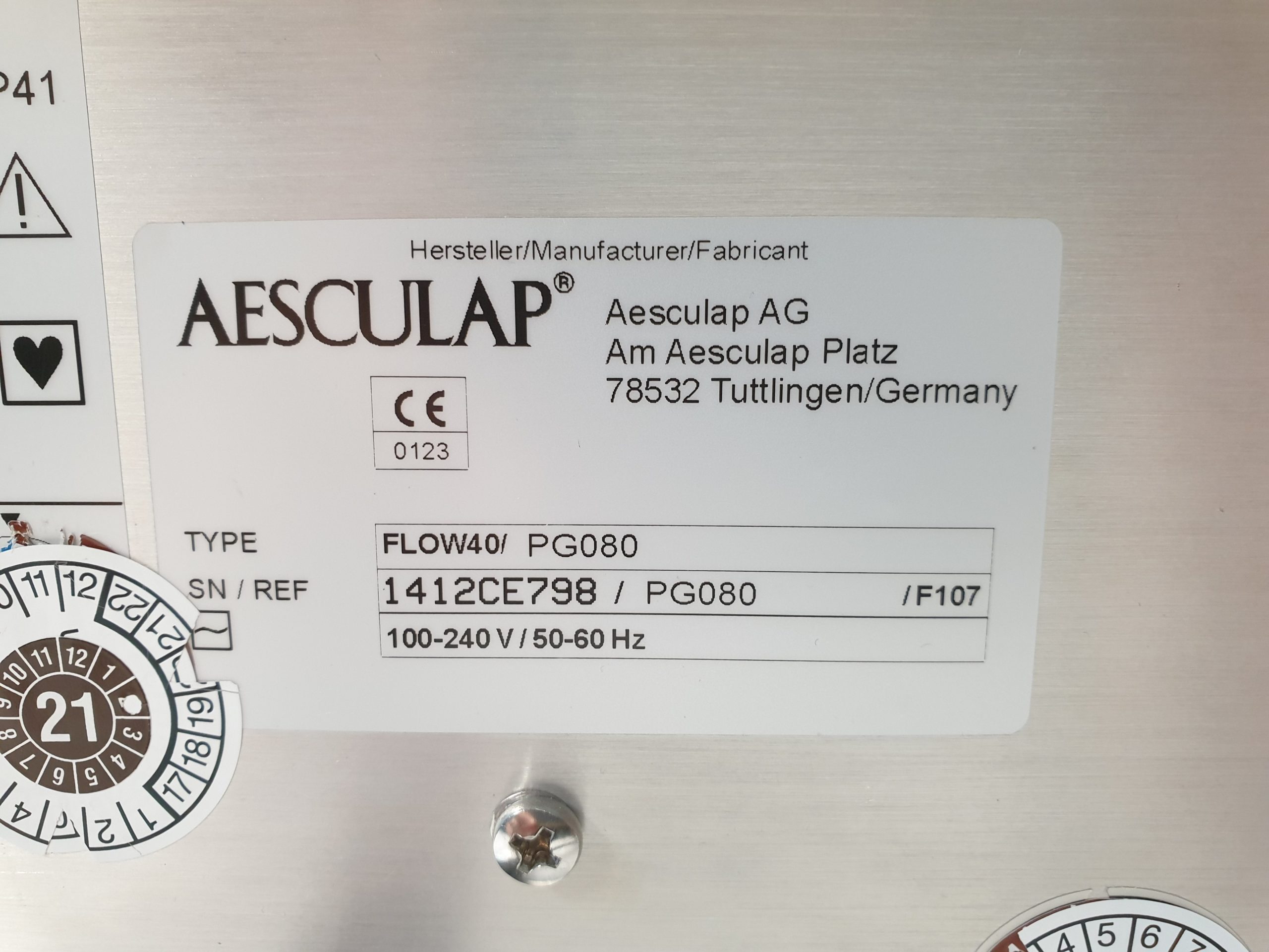 Aescualp Flow 40 PG080 Hochfluss-Insufflator - – Bild 8