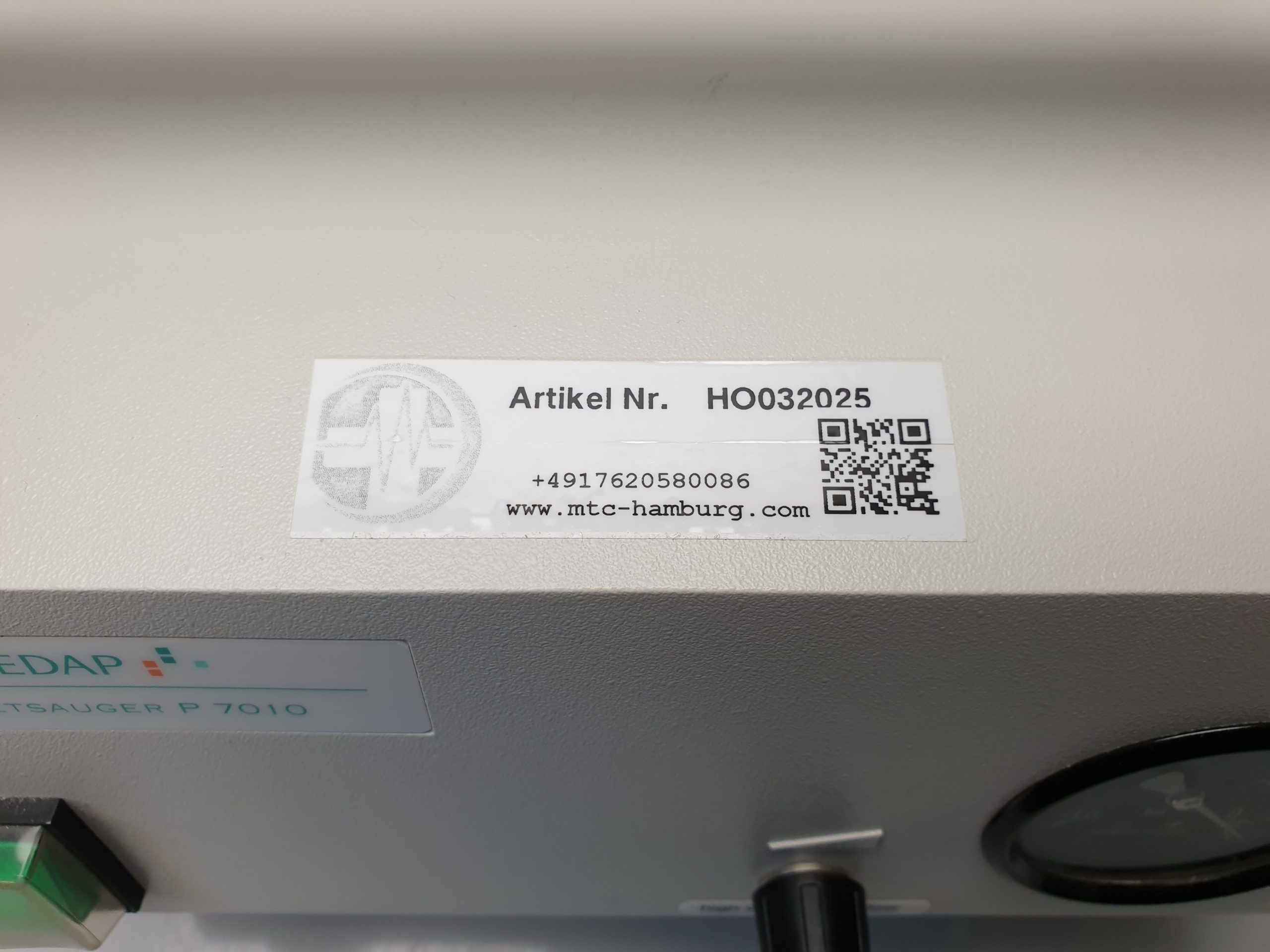 Medap Sekretsauger P 7010 – Bild 2