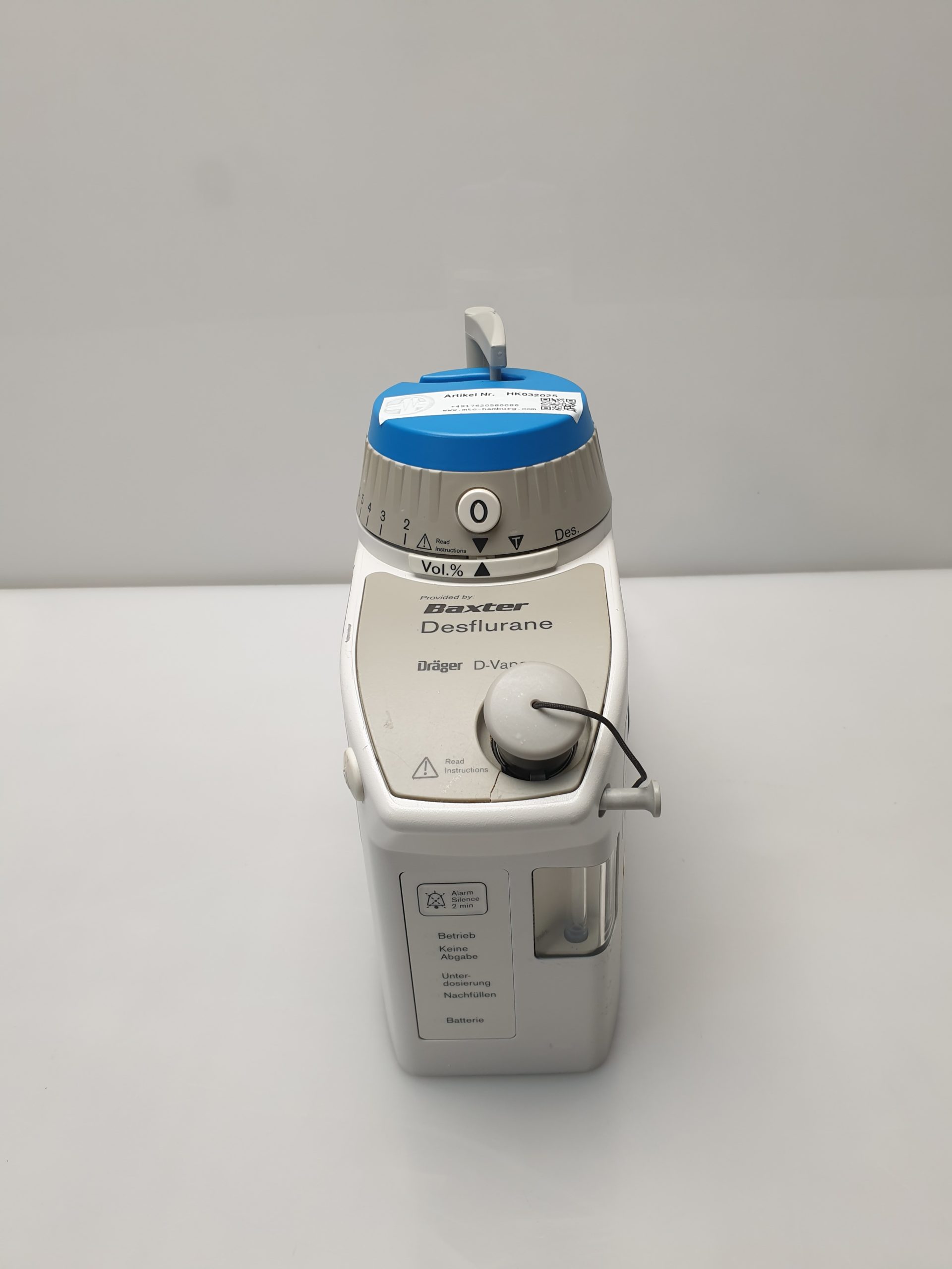 Dräger D vapor Desflurane