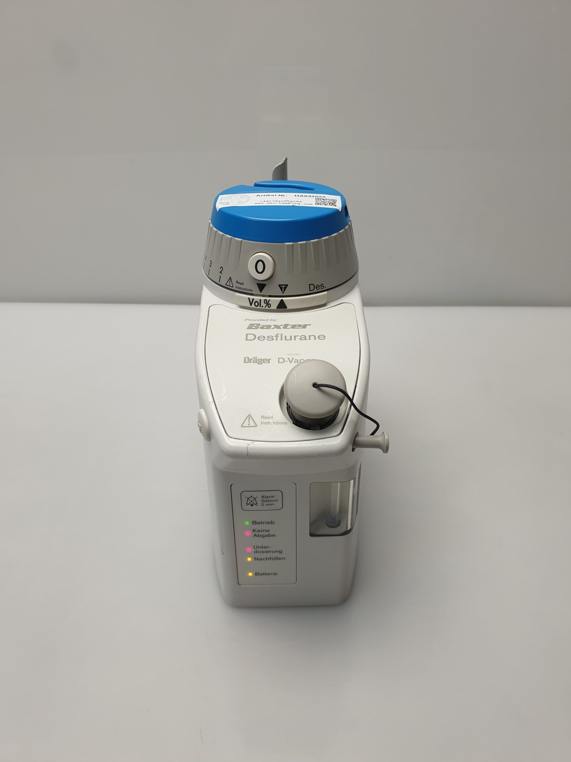 Dräger Baxter Desflurane D Vapor – Bild 3
