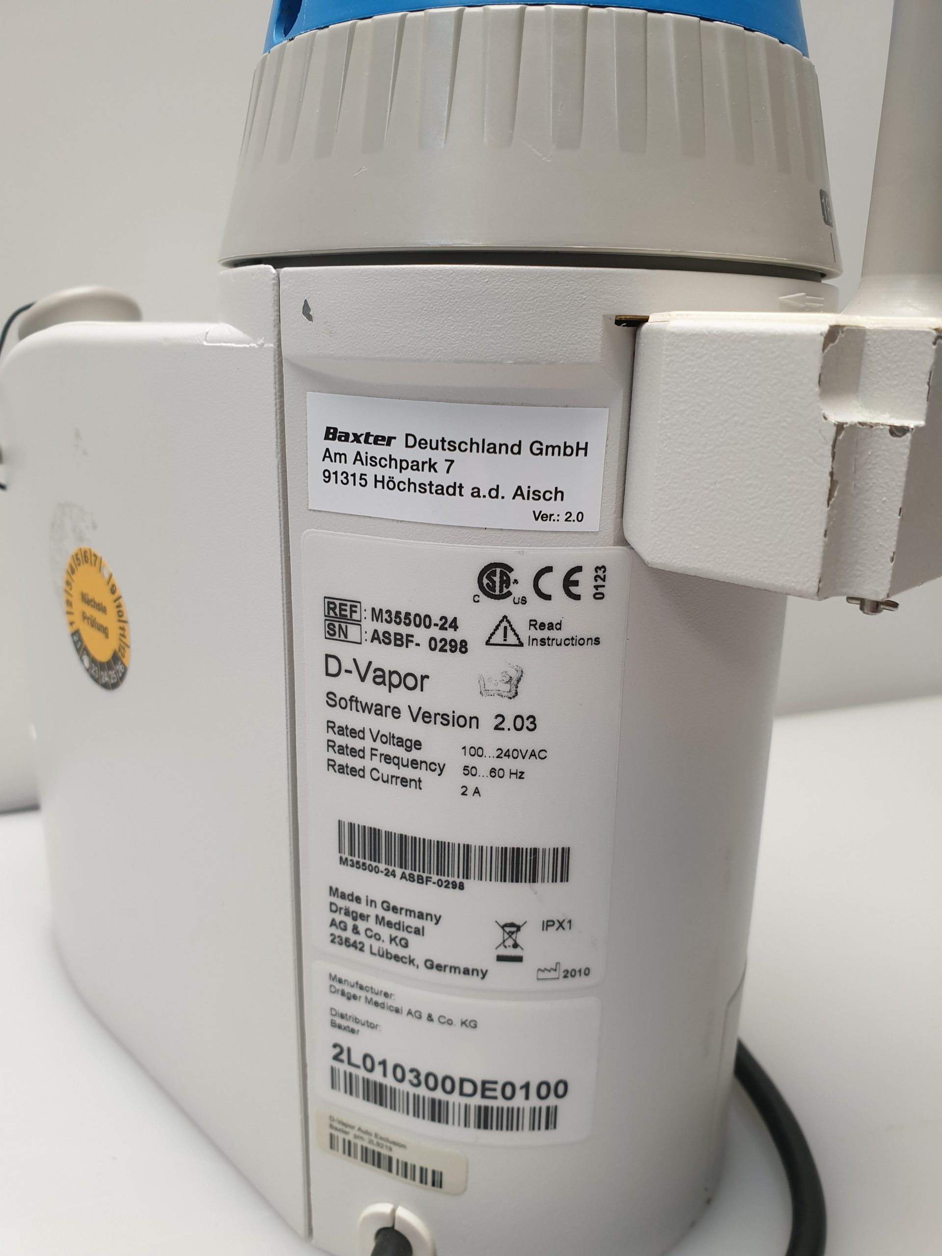 Dräger Baxter Desflurane D Vapor – Bild 8